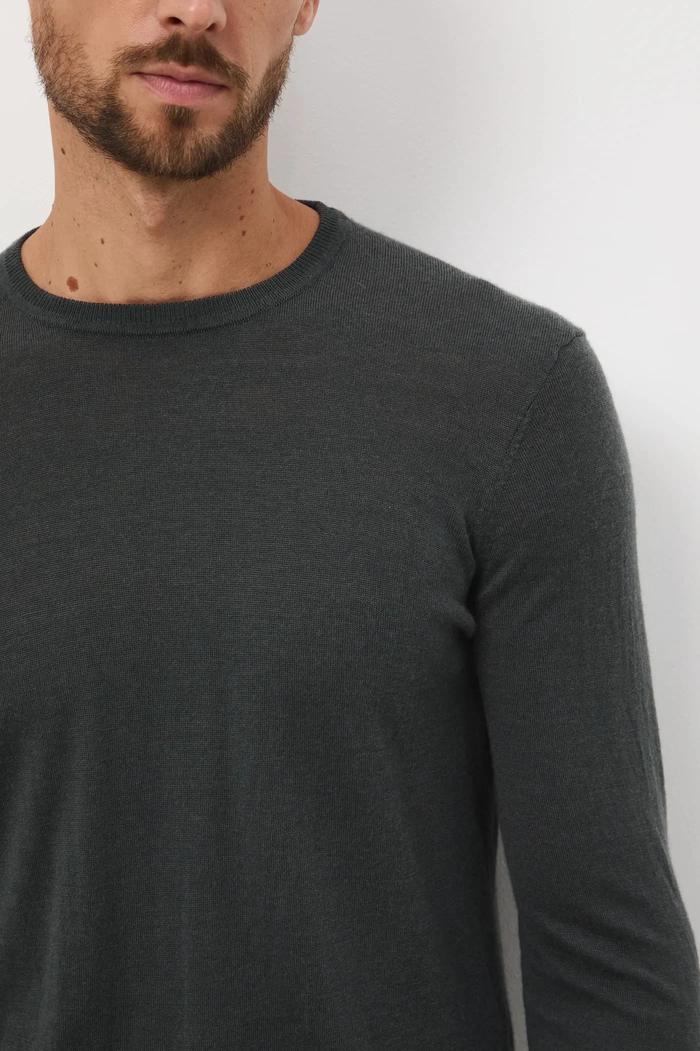 Свитер из мериносовой шерсти - фото 5