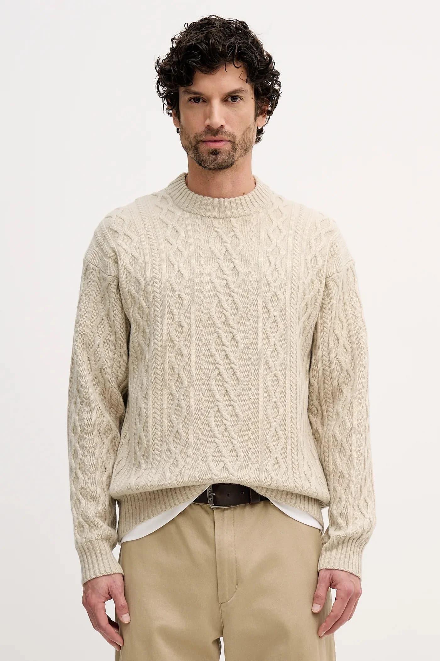 шерстяной свитер Kableto