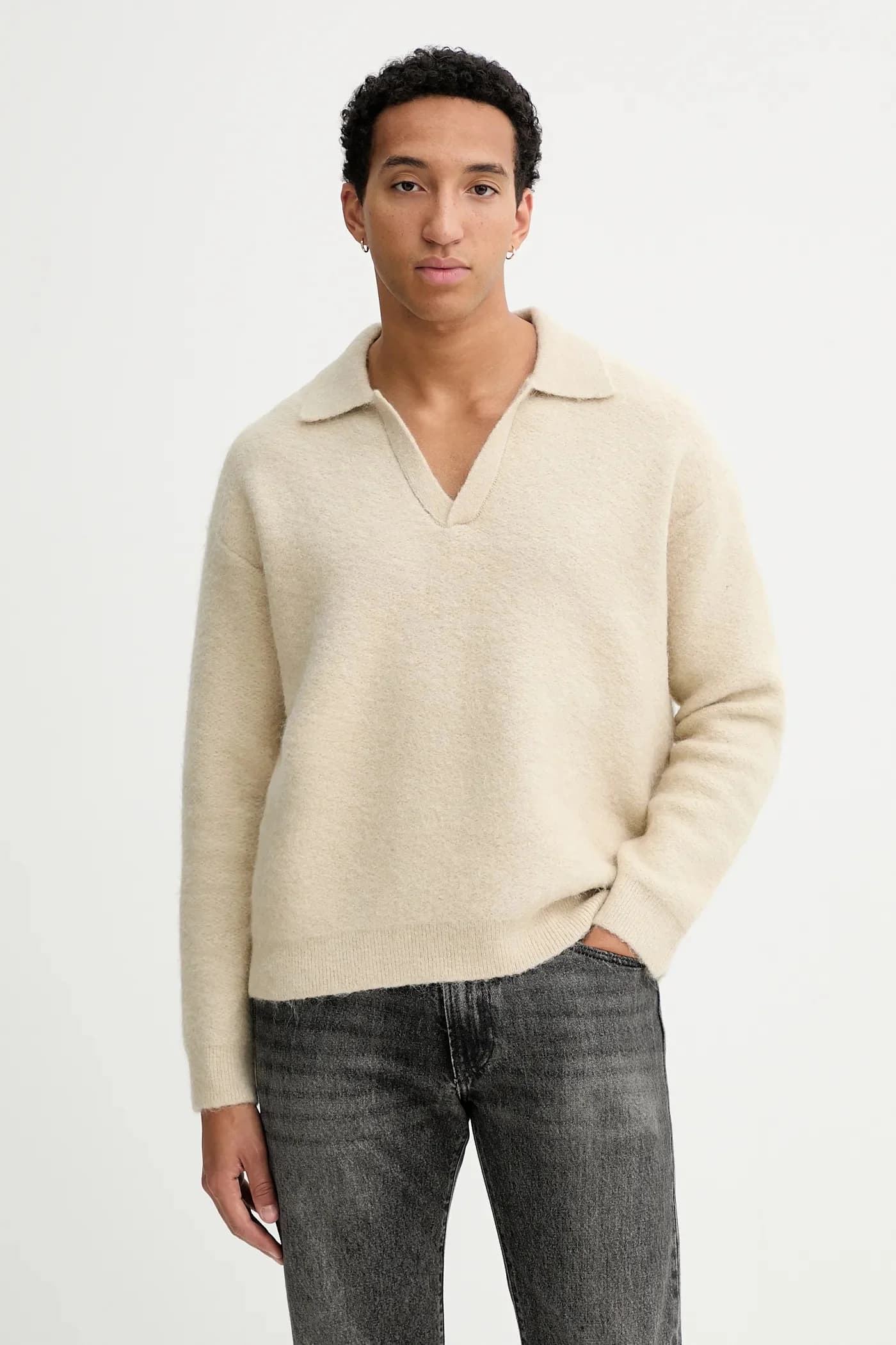 Свитер из смесовой шерсти