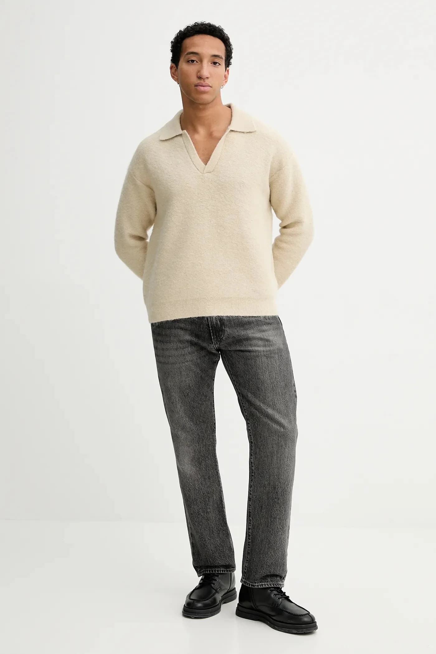 Свитер из смесовой шерсти - фото 2