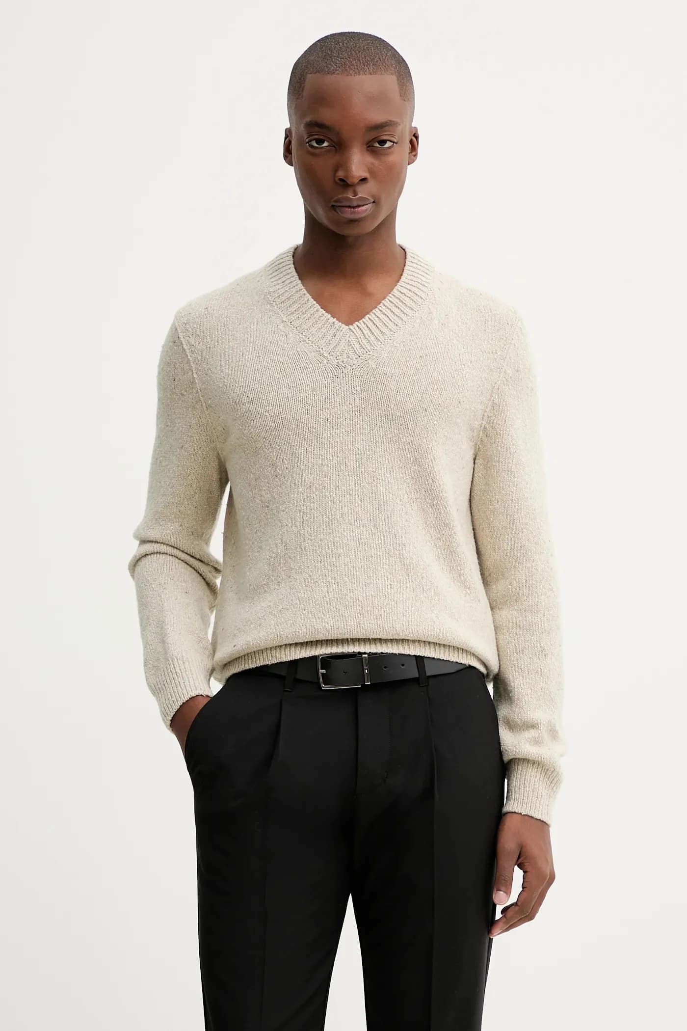 Свитер из смесовой шерсти