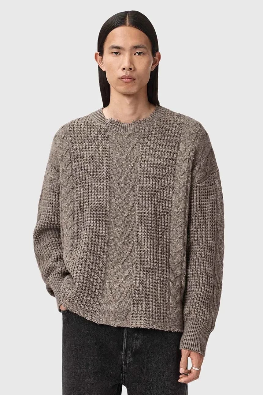 Свитер из смесовой шерсти