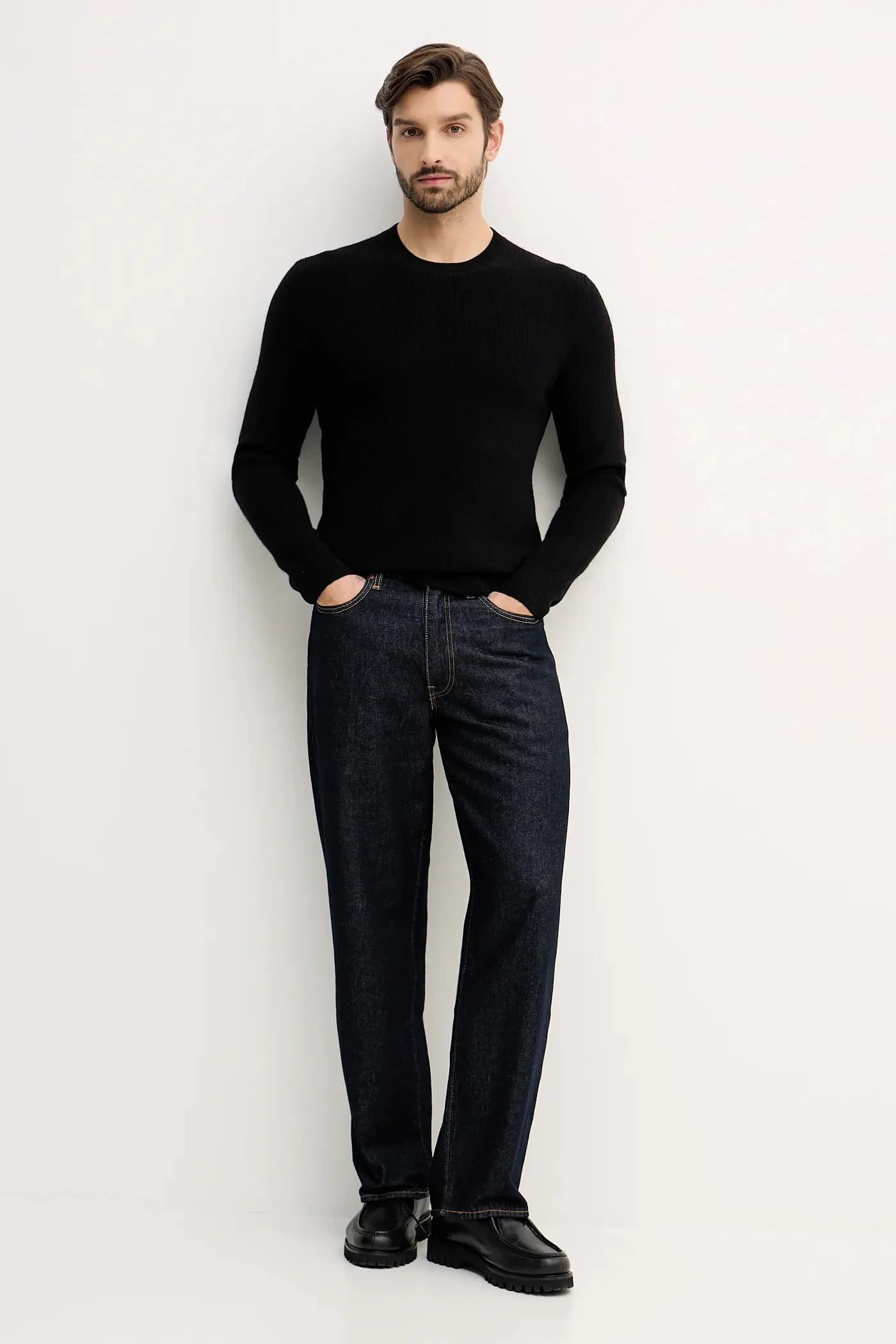 Свитер из смесовой шерсти - фото 2