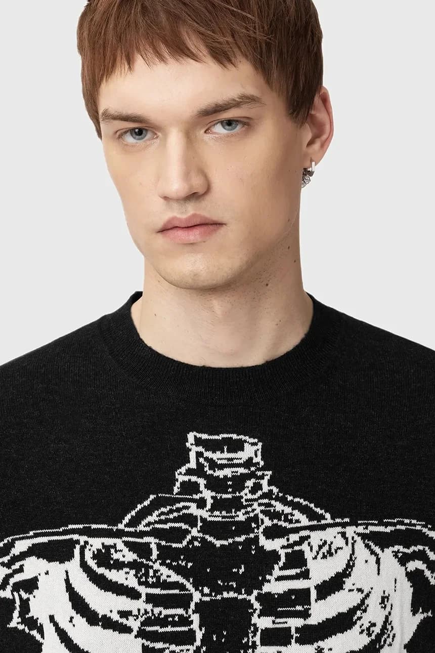 Свитер из шерсти SKELLI - фото 3