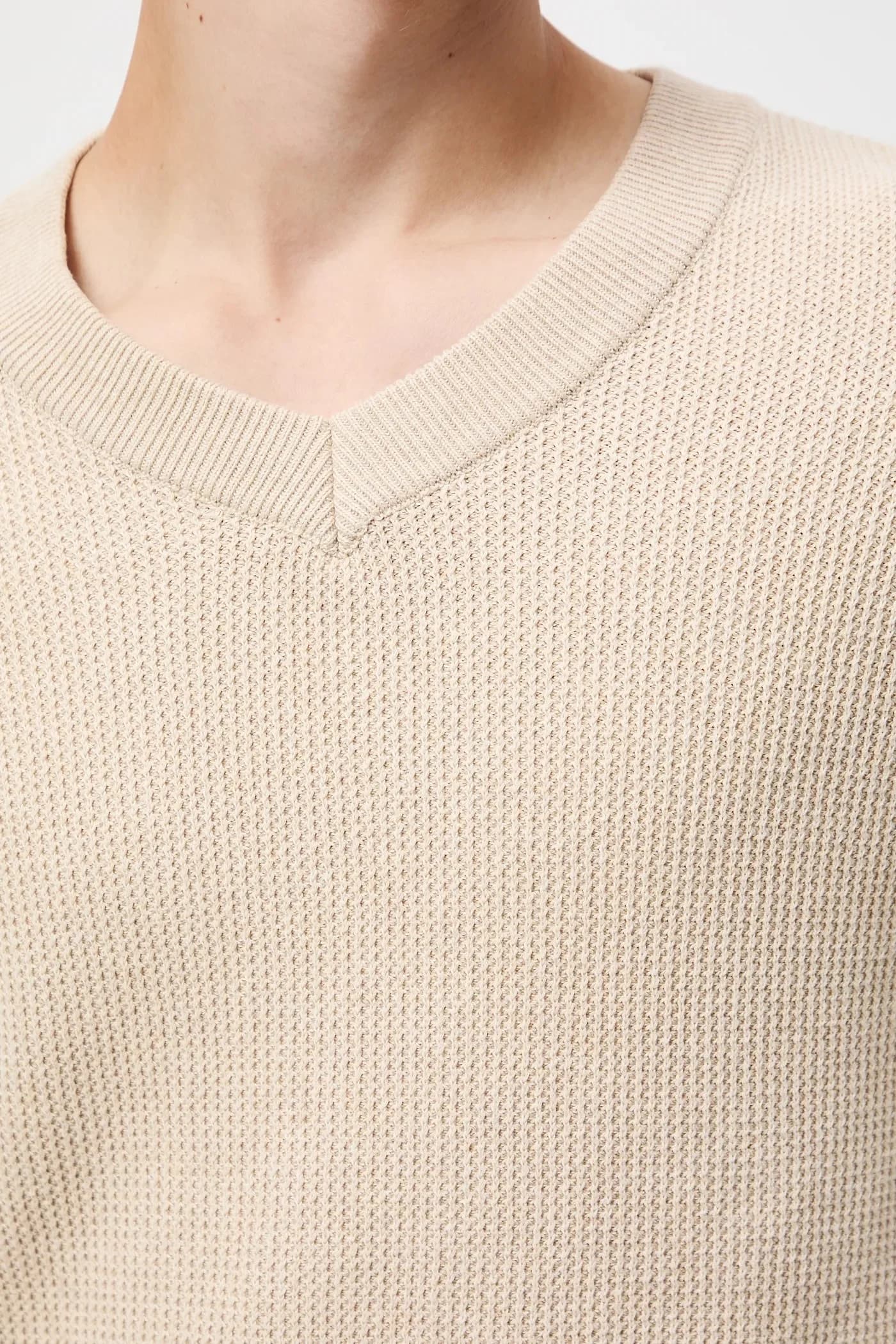 Хлопковый свитер - фото 5