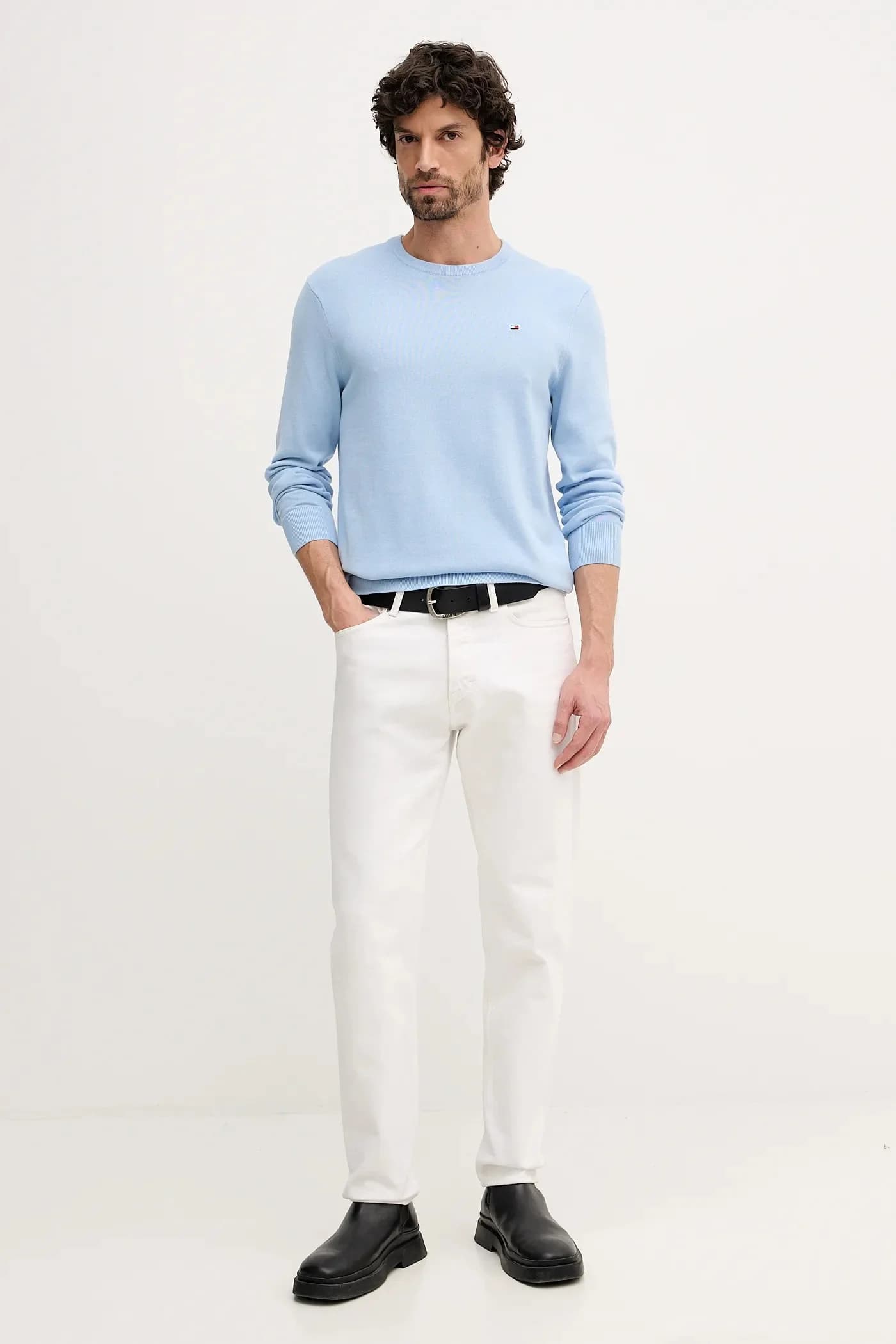 Хлопковый свитер - фото 2