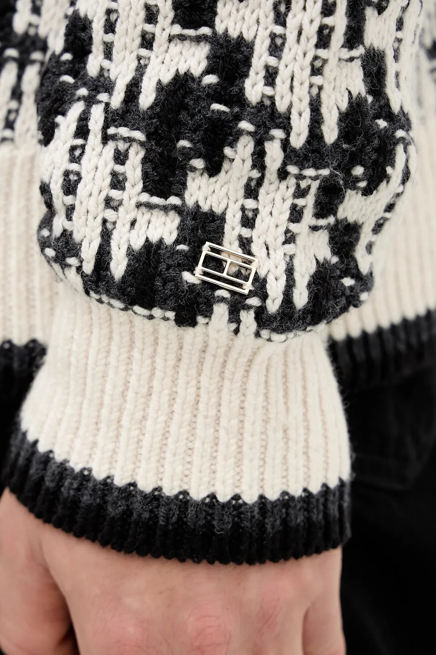 Свитер из смесовой шерсти - фото 5