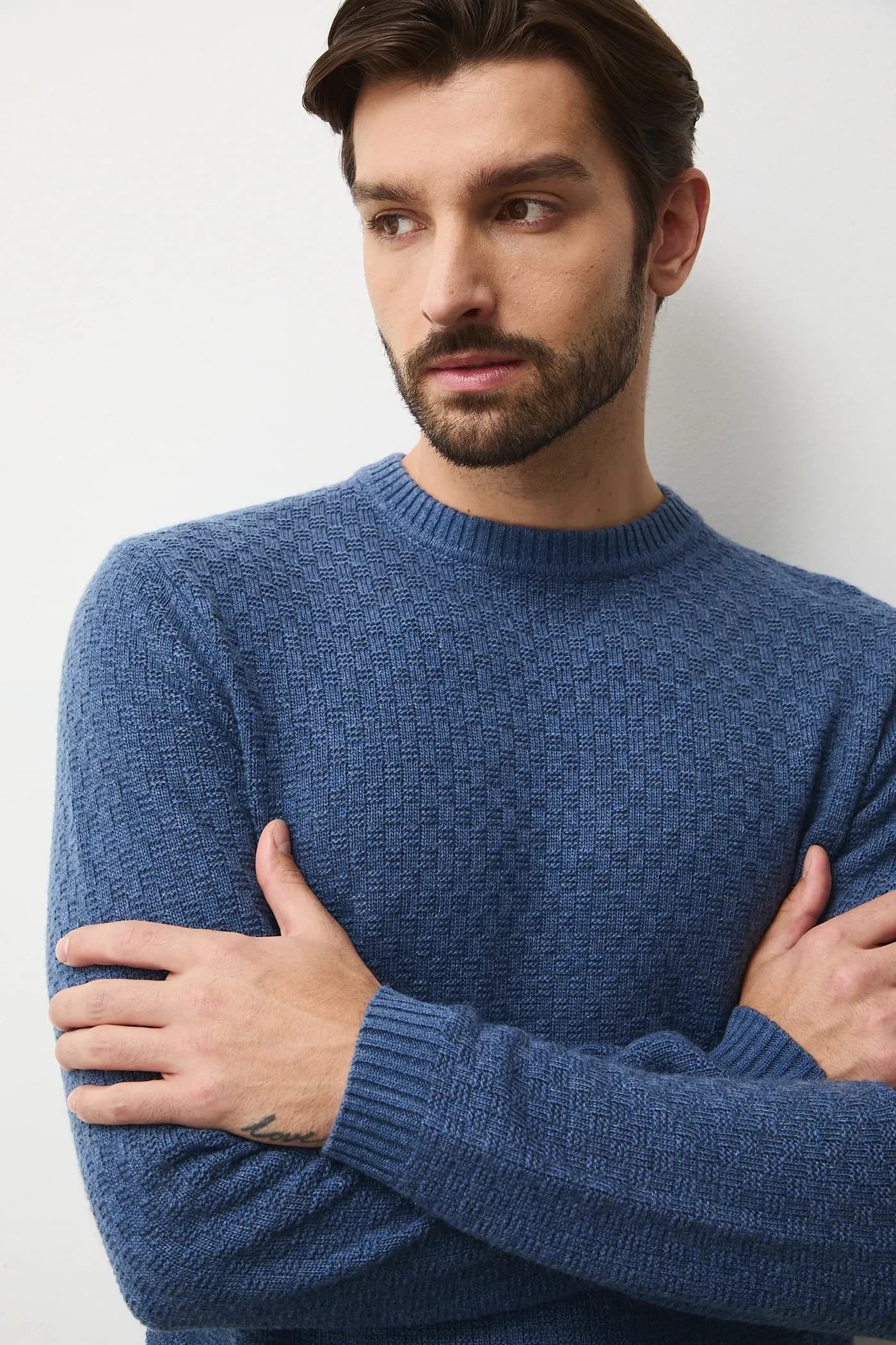 Свитер из смесовой шерсти - фото 4