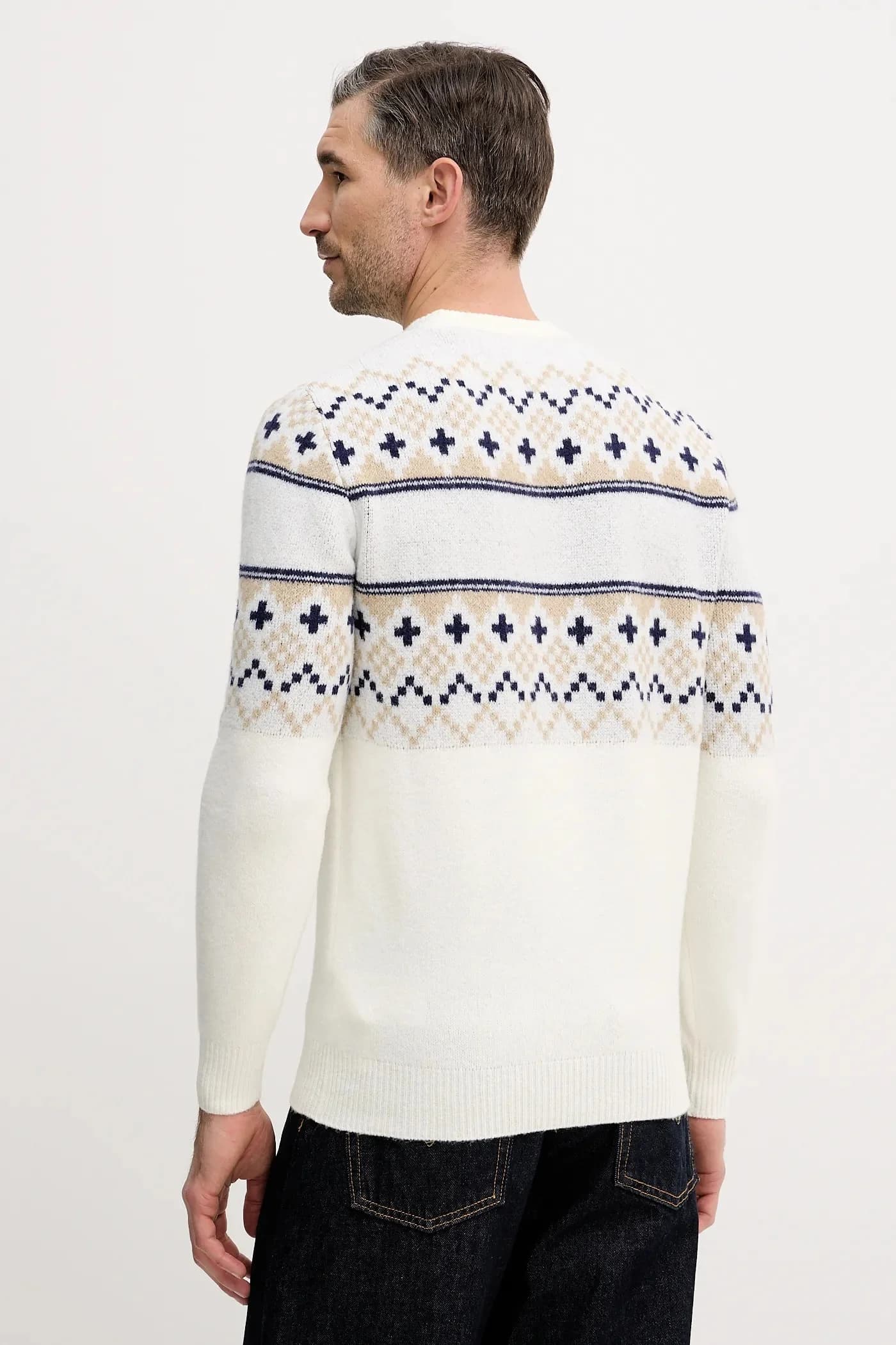 Свитер из смесовой шерсти - фото 3