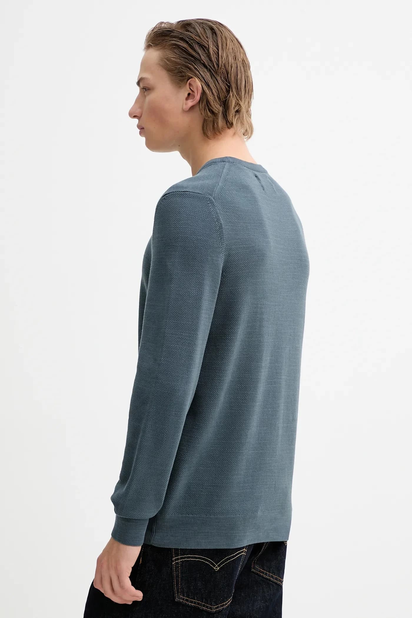 Хлопковый свитер - фото 3