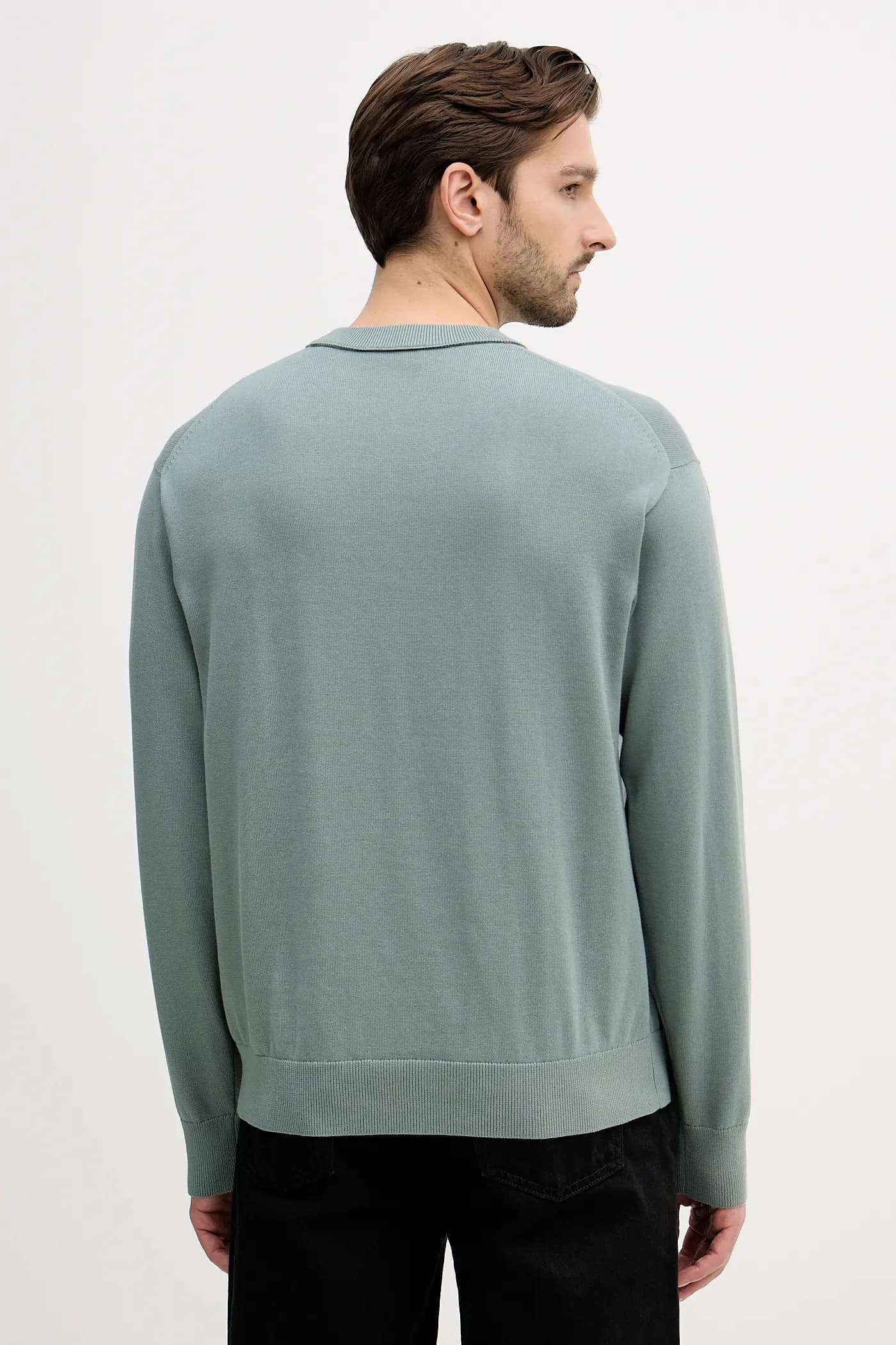 Хлопковый свитер - фото 3