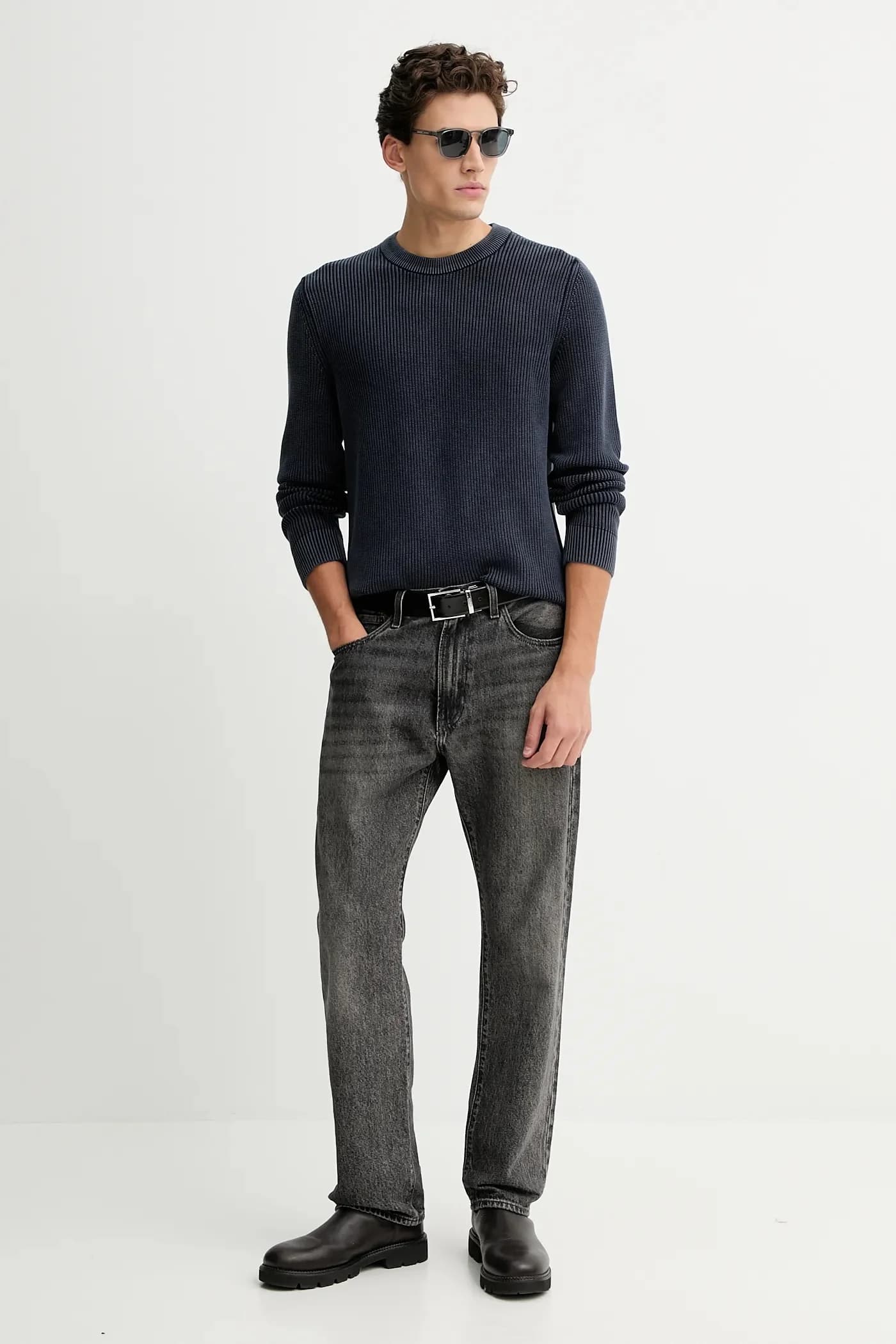 Хлопковый свитер - фото 2