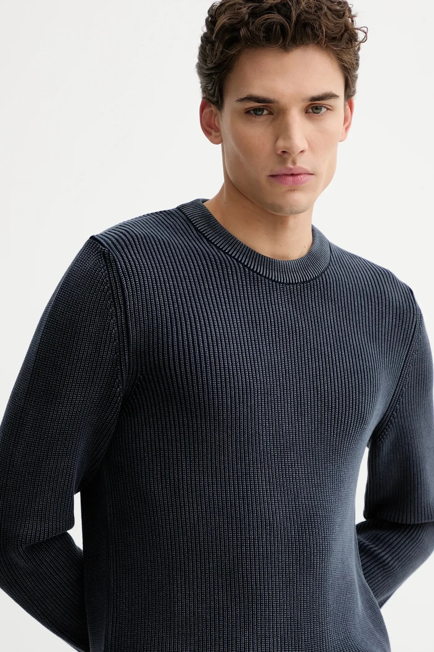 Хлопковый свитер - фото 4