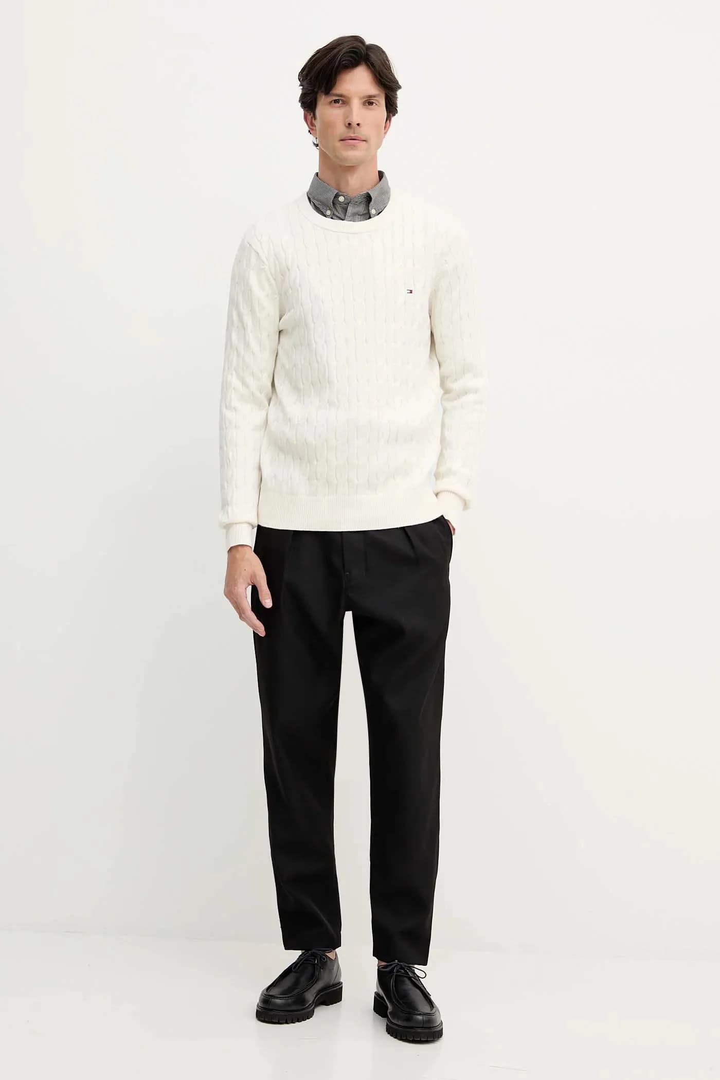 Хлопковый свитер - фото 2