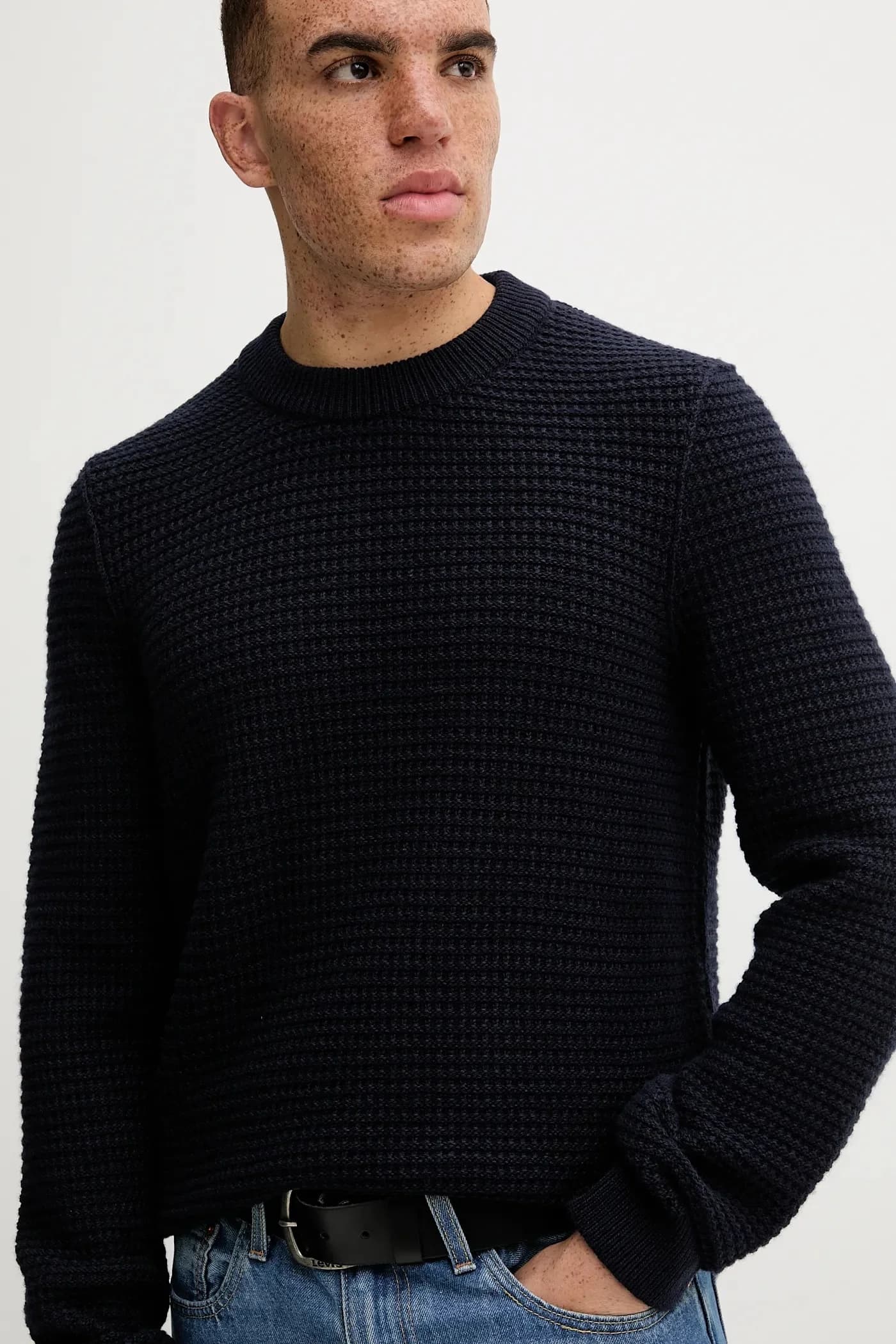 Свитер из смесовой шерсти - фото 4