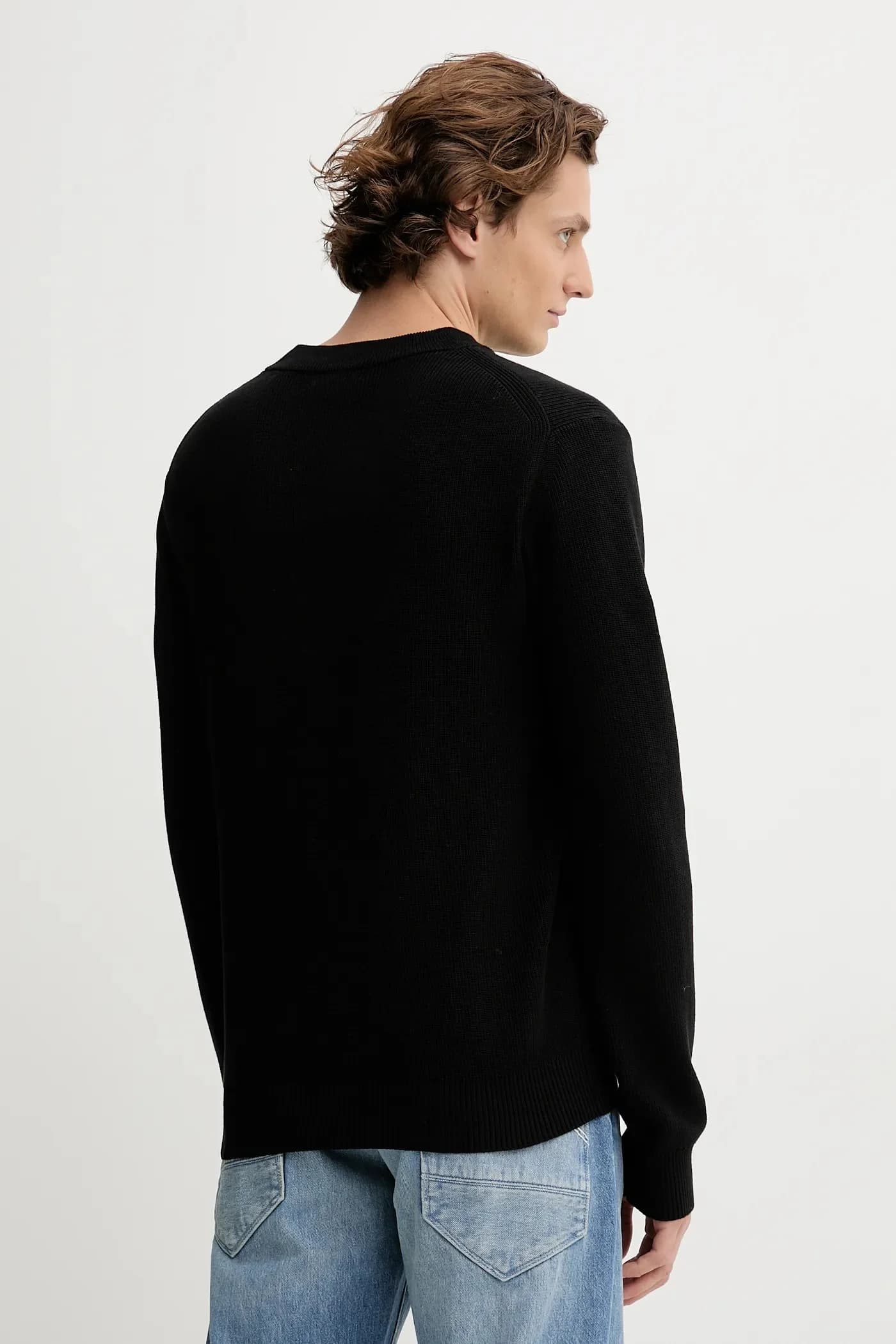 Структурный хлопковый свитер - фото 3