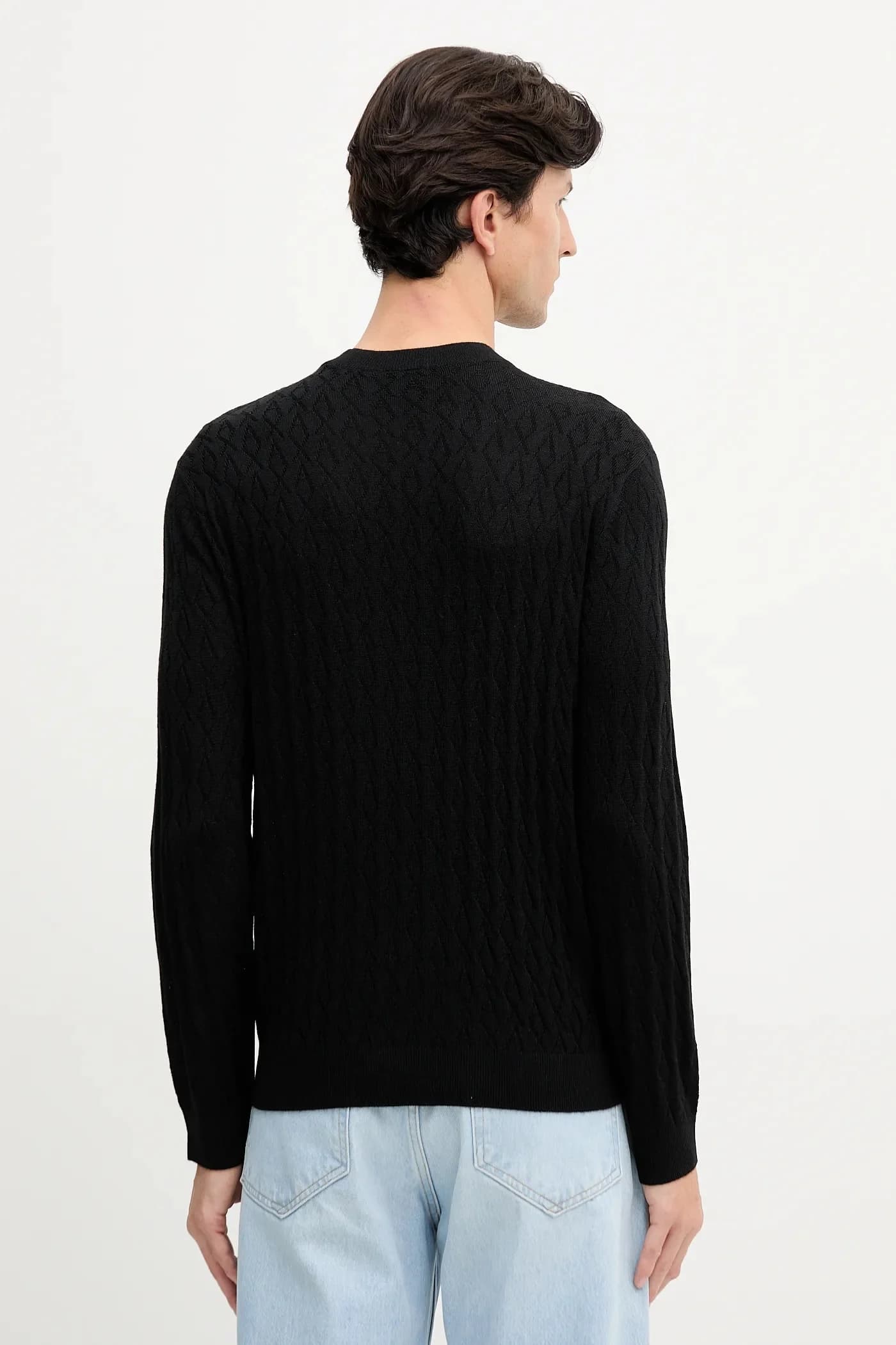 Свитер из смесовой шерсти - фото 3