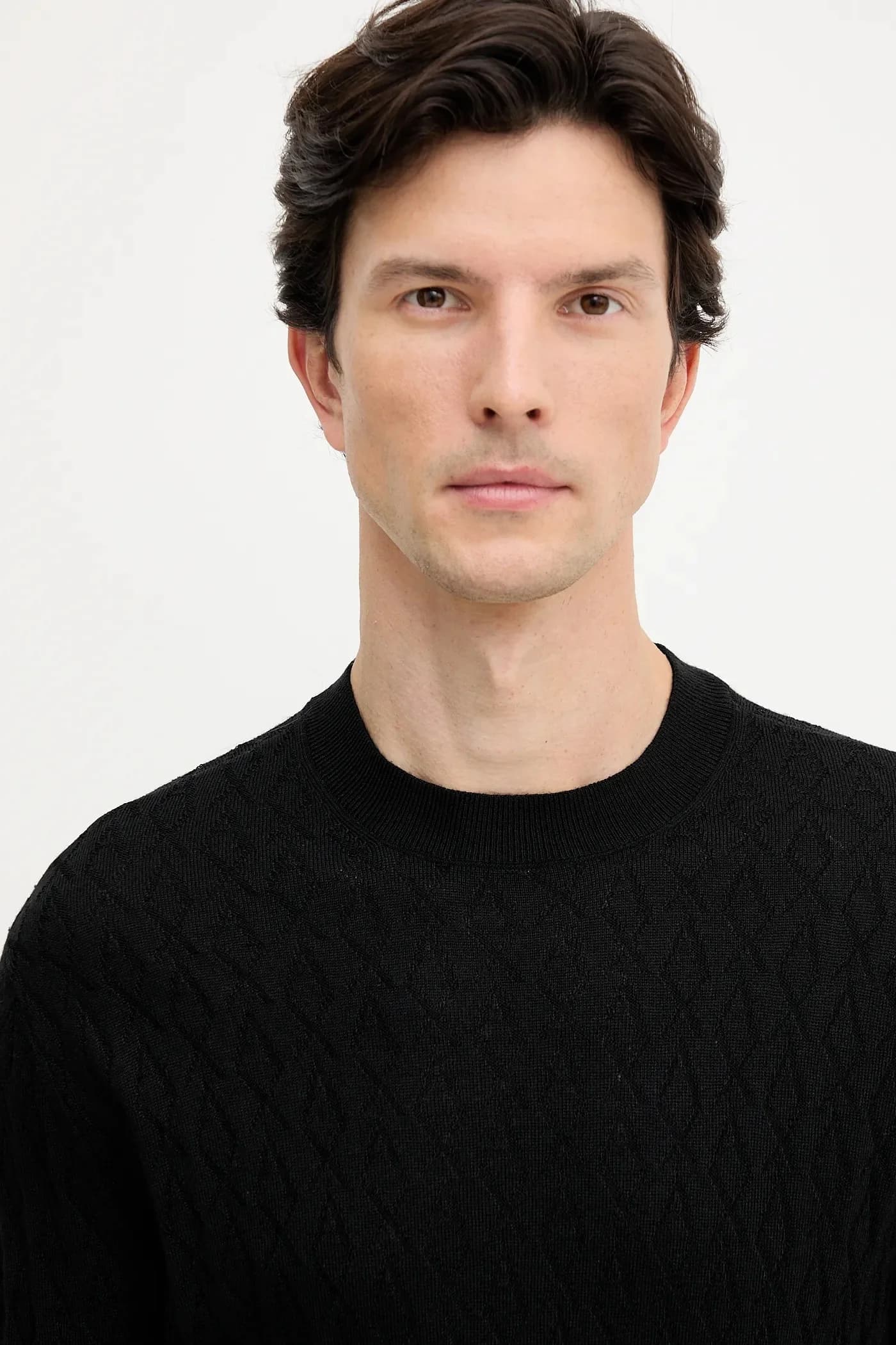 Свитер из смесовой шерсти - фото 4