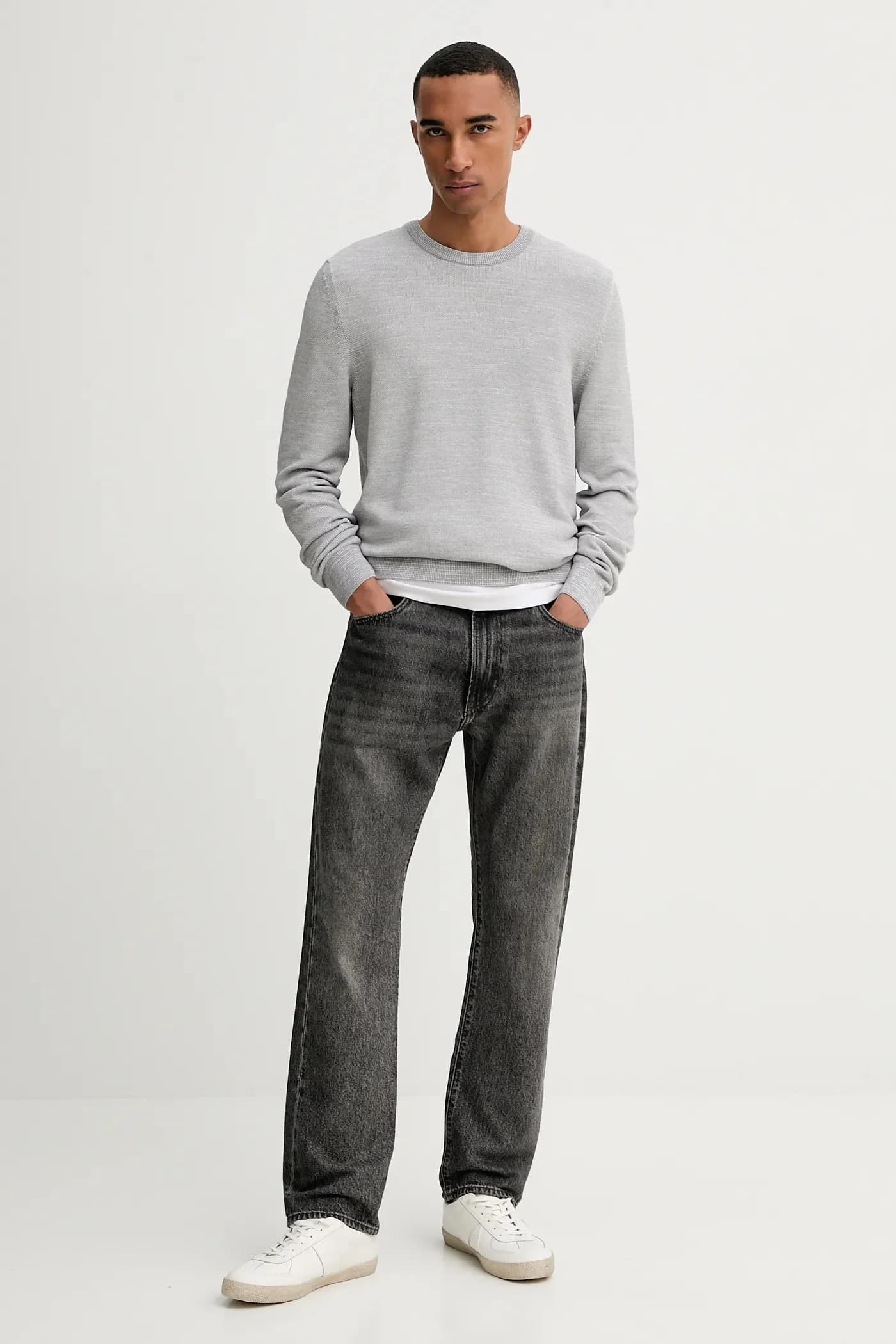 Хлопковый свитер - фото 2