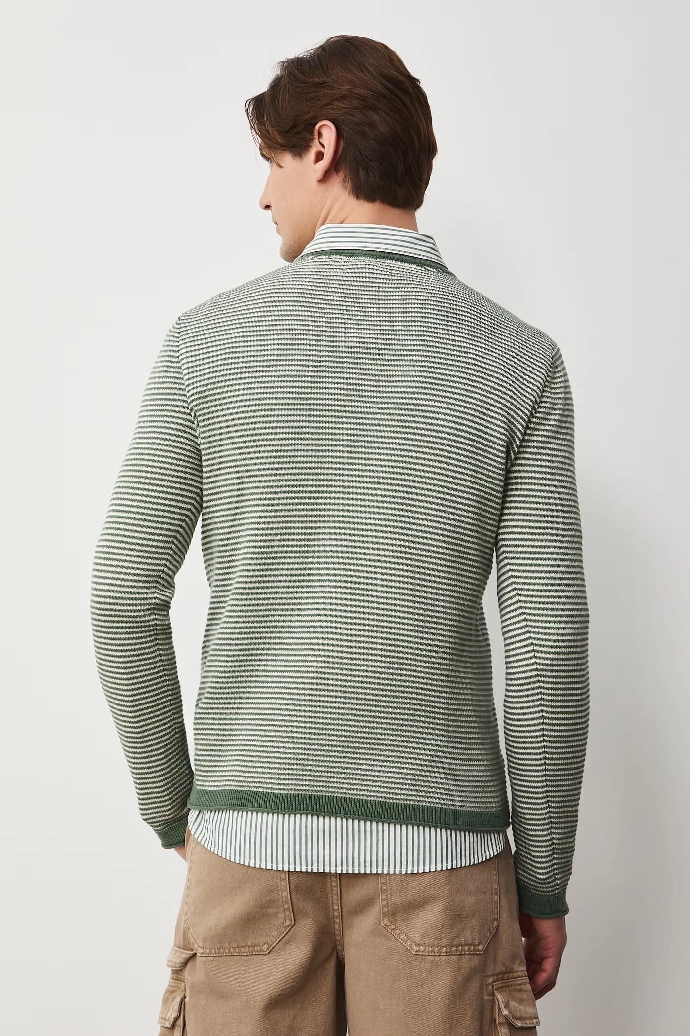 Мужской хлопковый свитер - фото 3