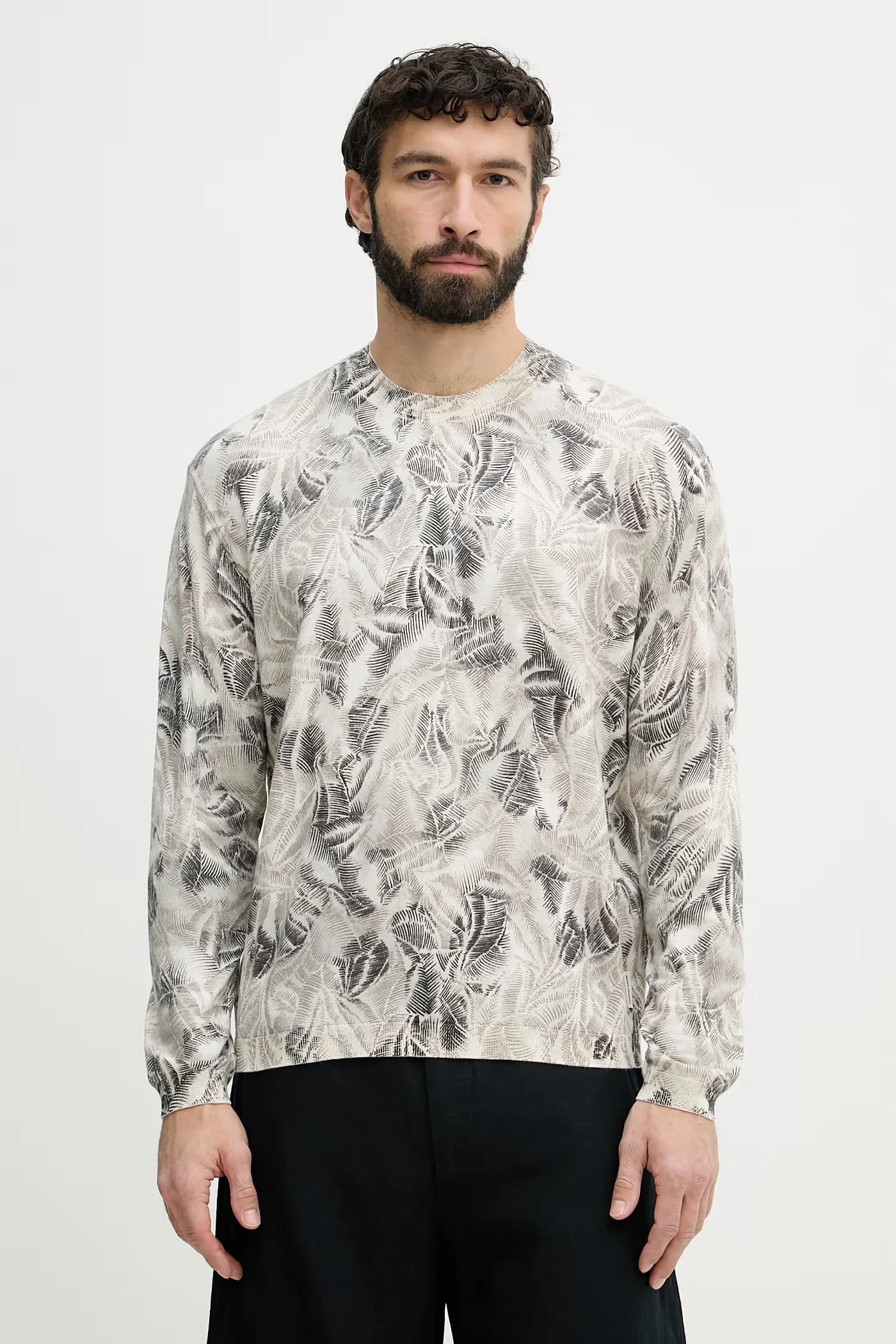 Мужской хлопковый свитер