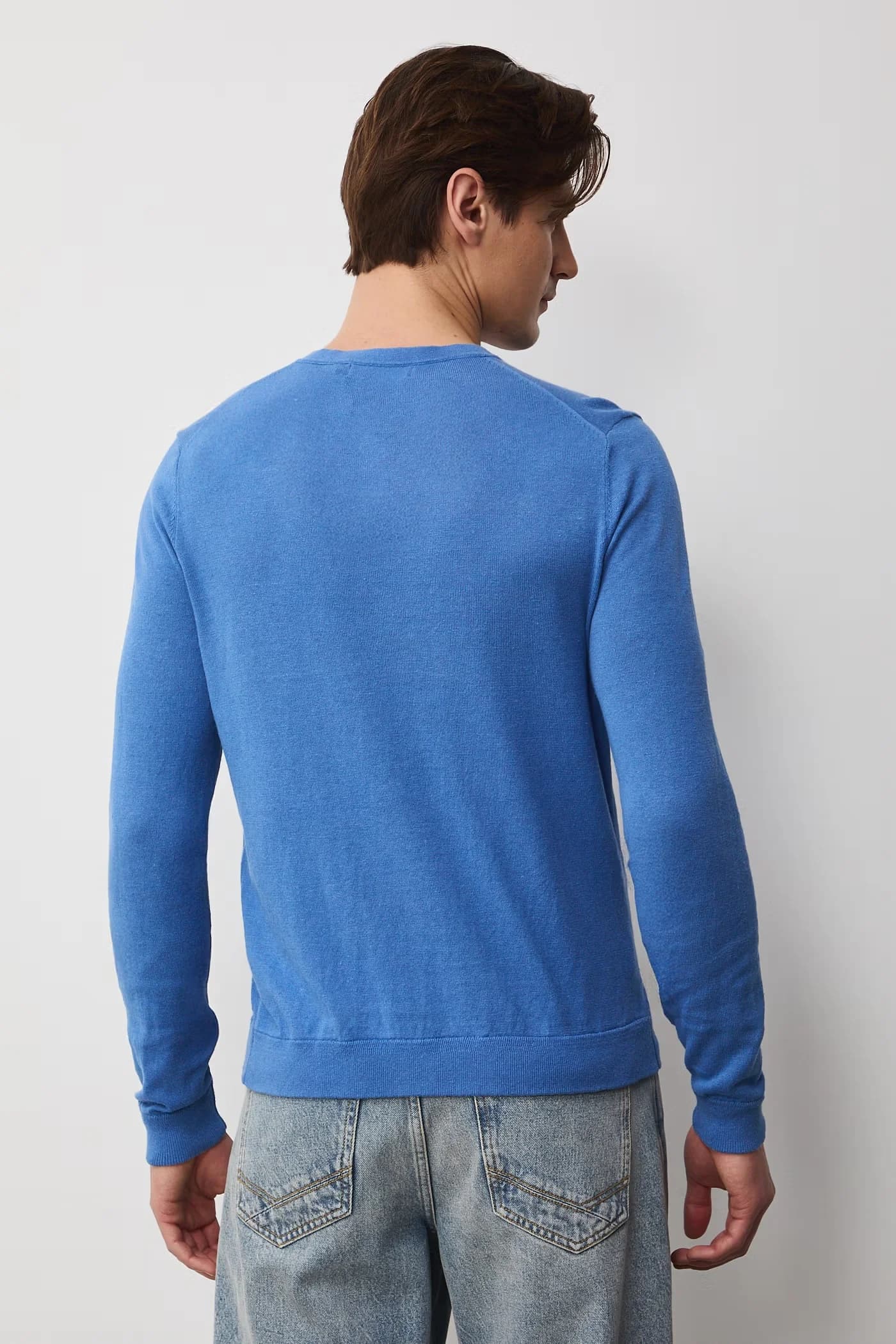 Мужской свитер с льном - фото 3