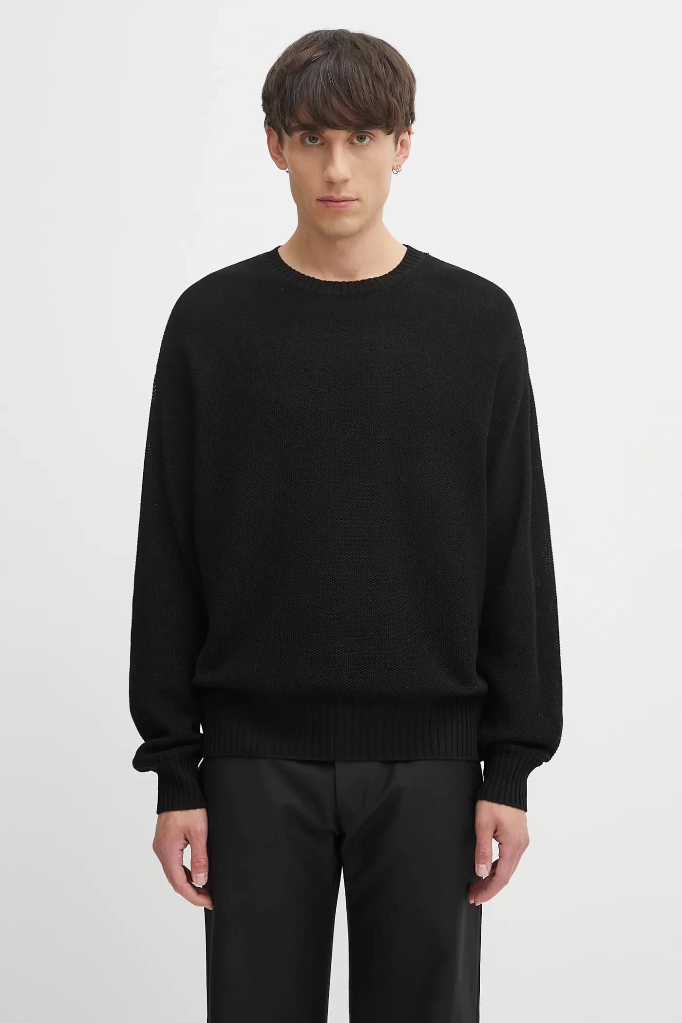 Трикотажный шелковый свитер Jumbo SB