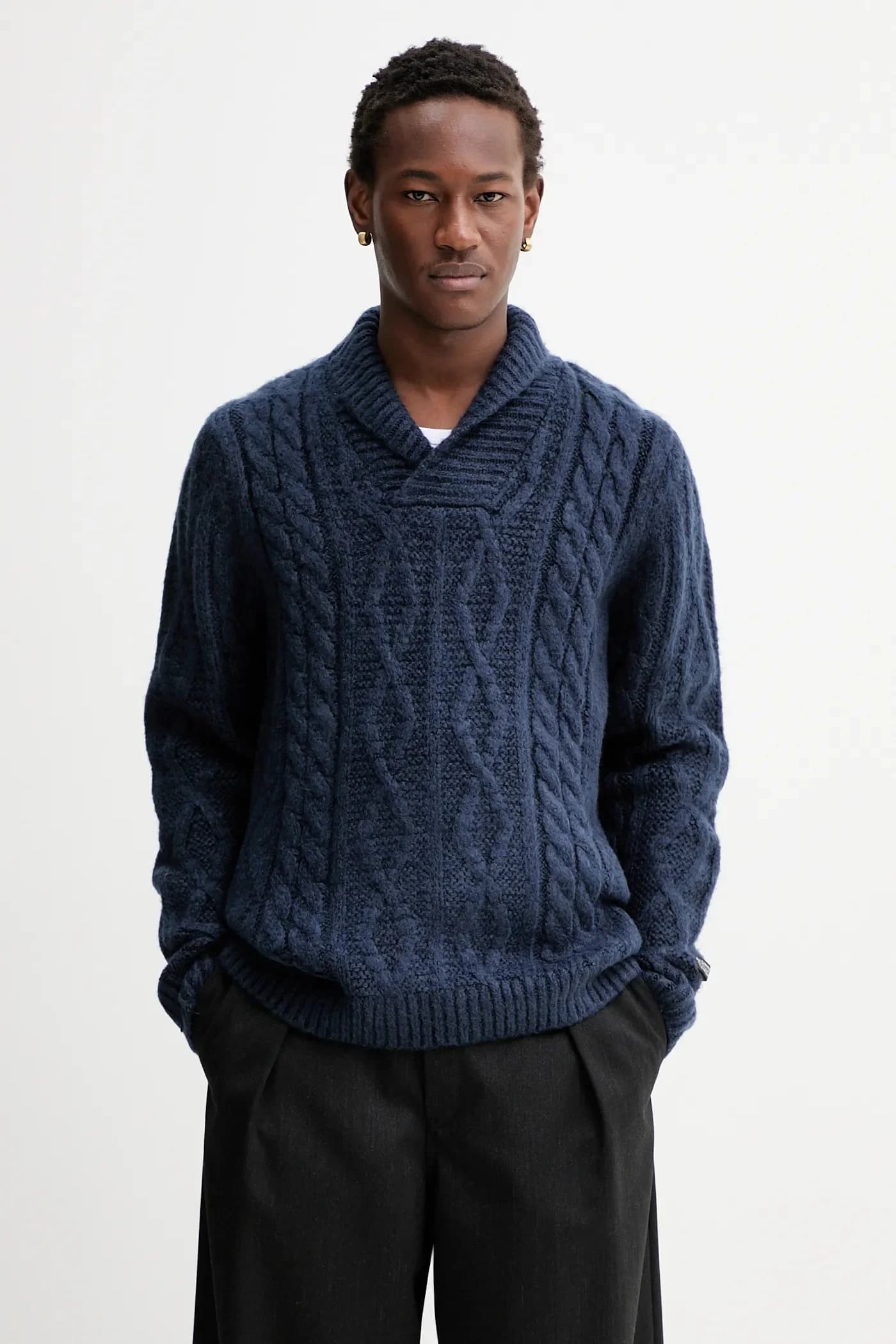 Свитер из смесовой шерсти