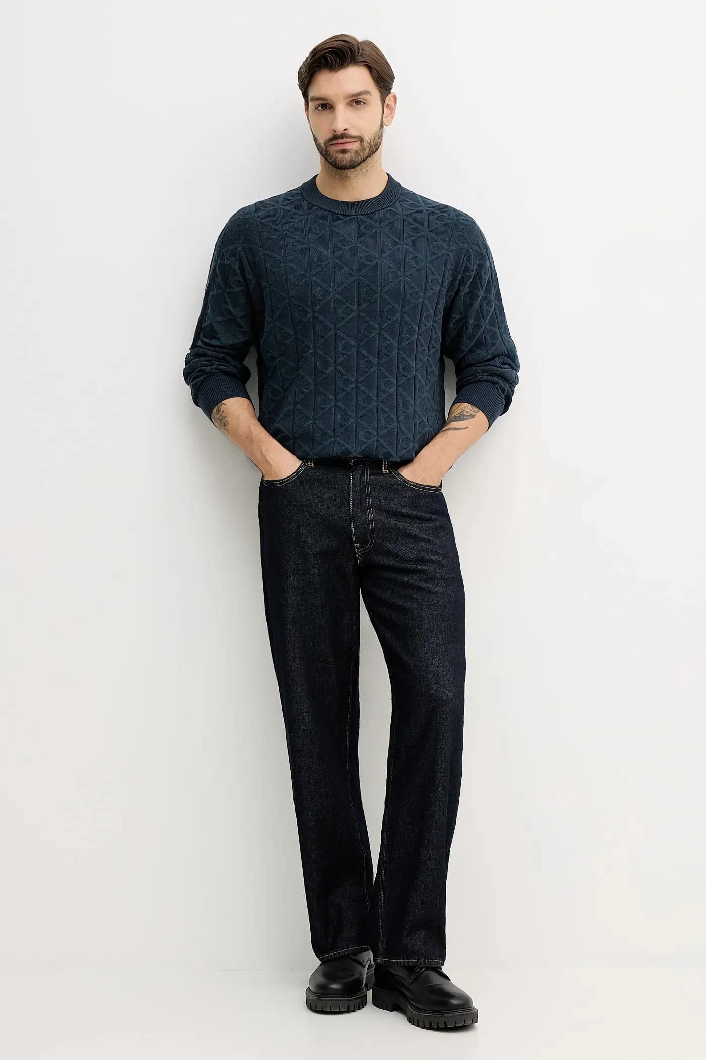 Хлопковый свитер - фото 2