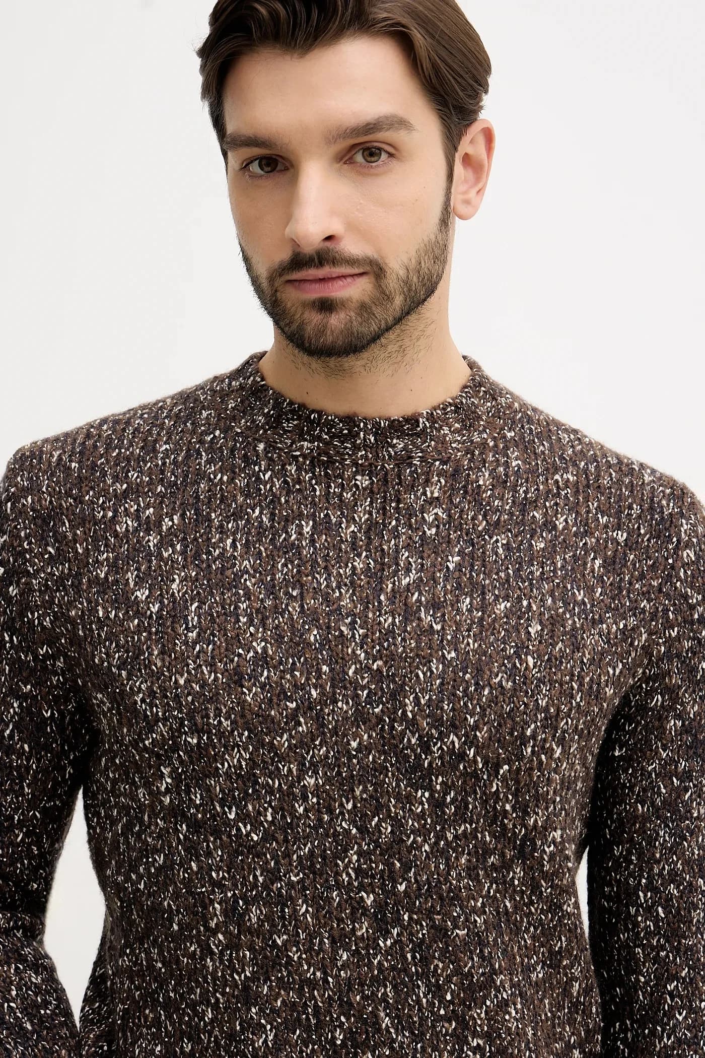 Свитер из смесовой шерсти - фото 4