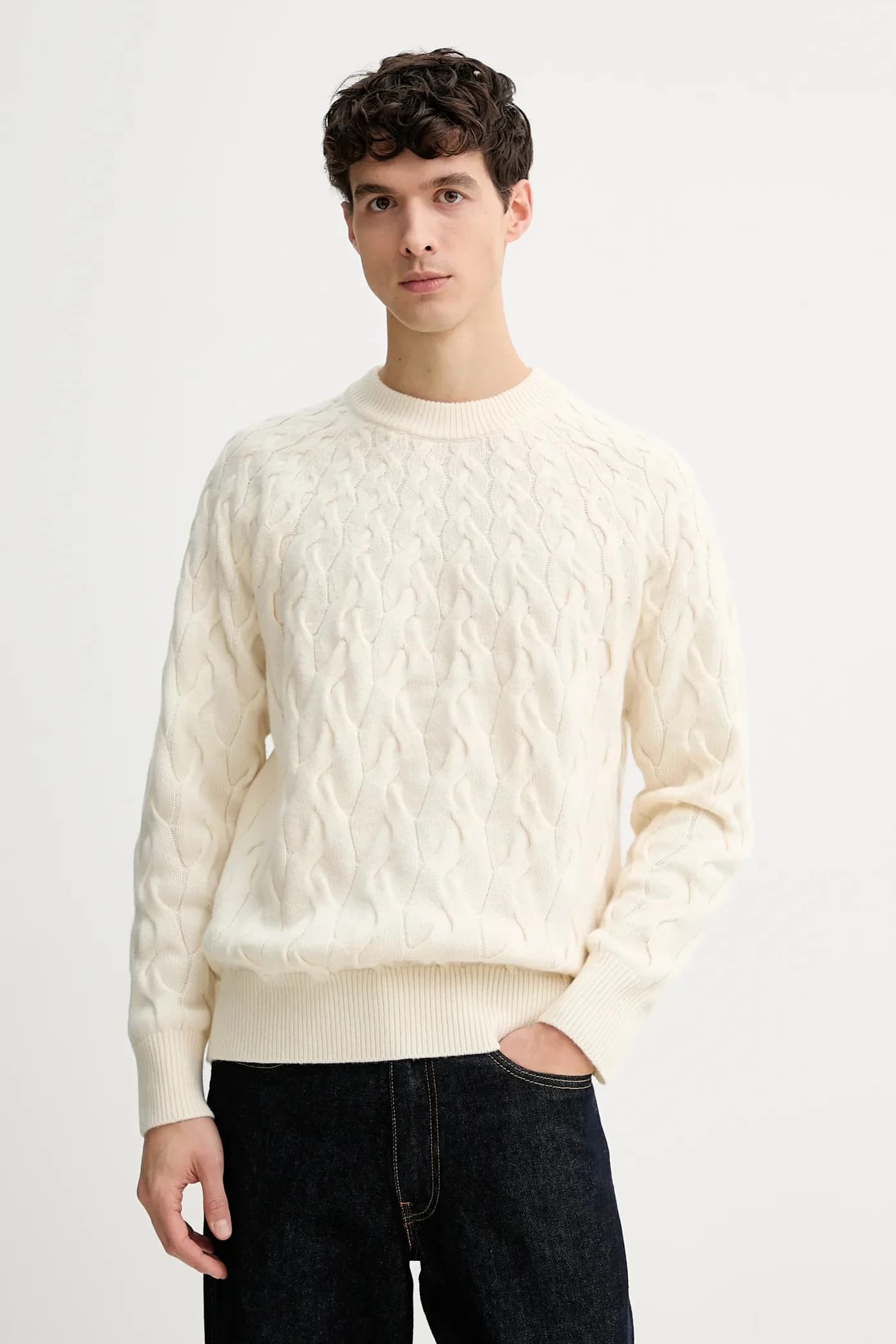 Свитер из смесовой шерсти