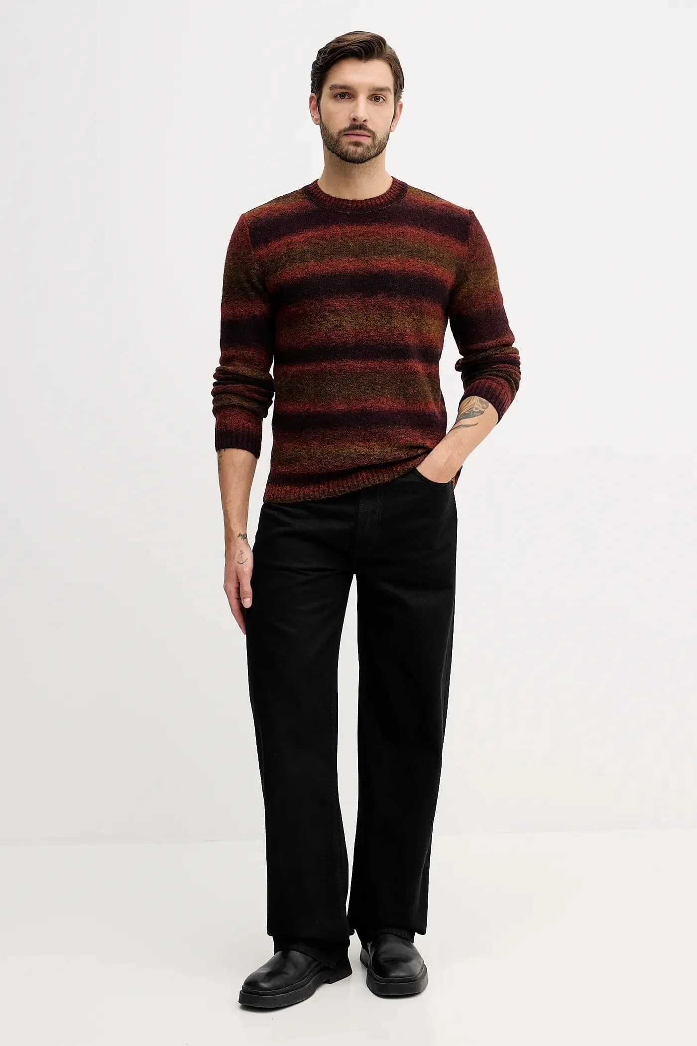 Свитер из смесовой шерсти - фото 2