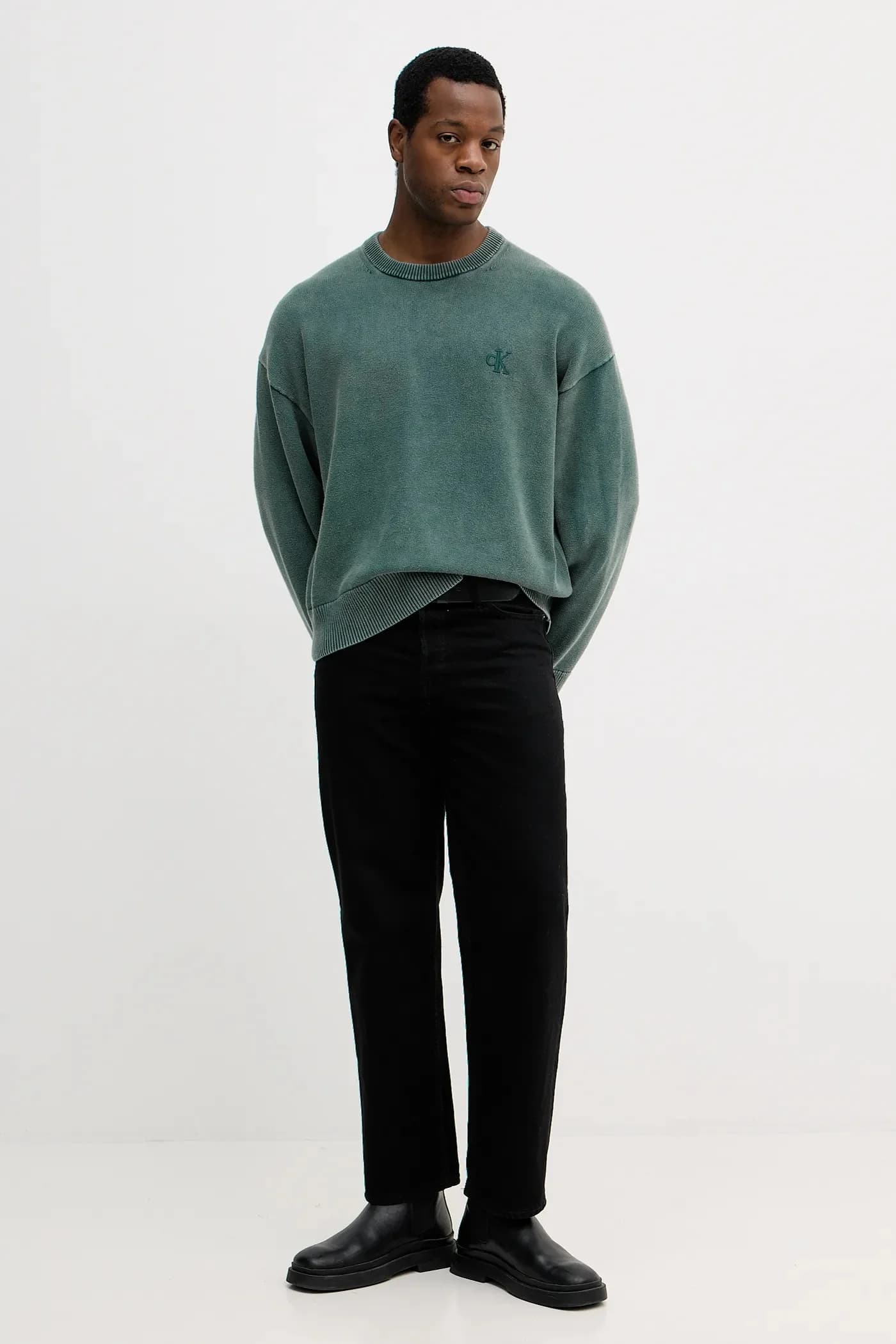 Хлопковый свитер - фото 2