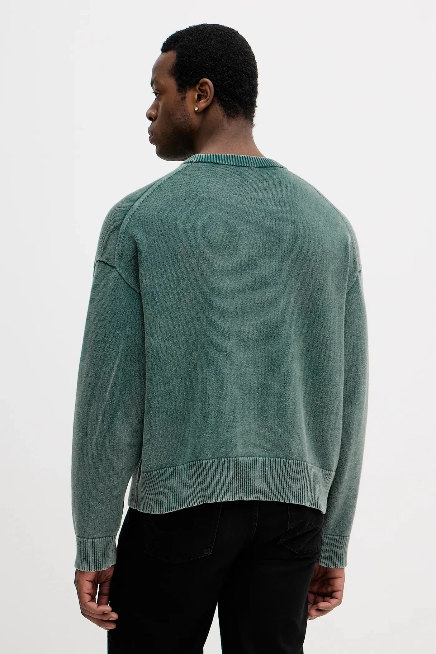 Хлопковый свитер - фото 3