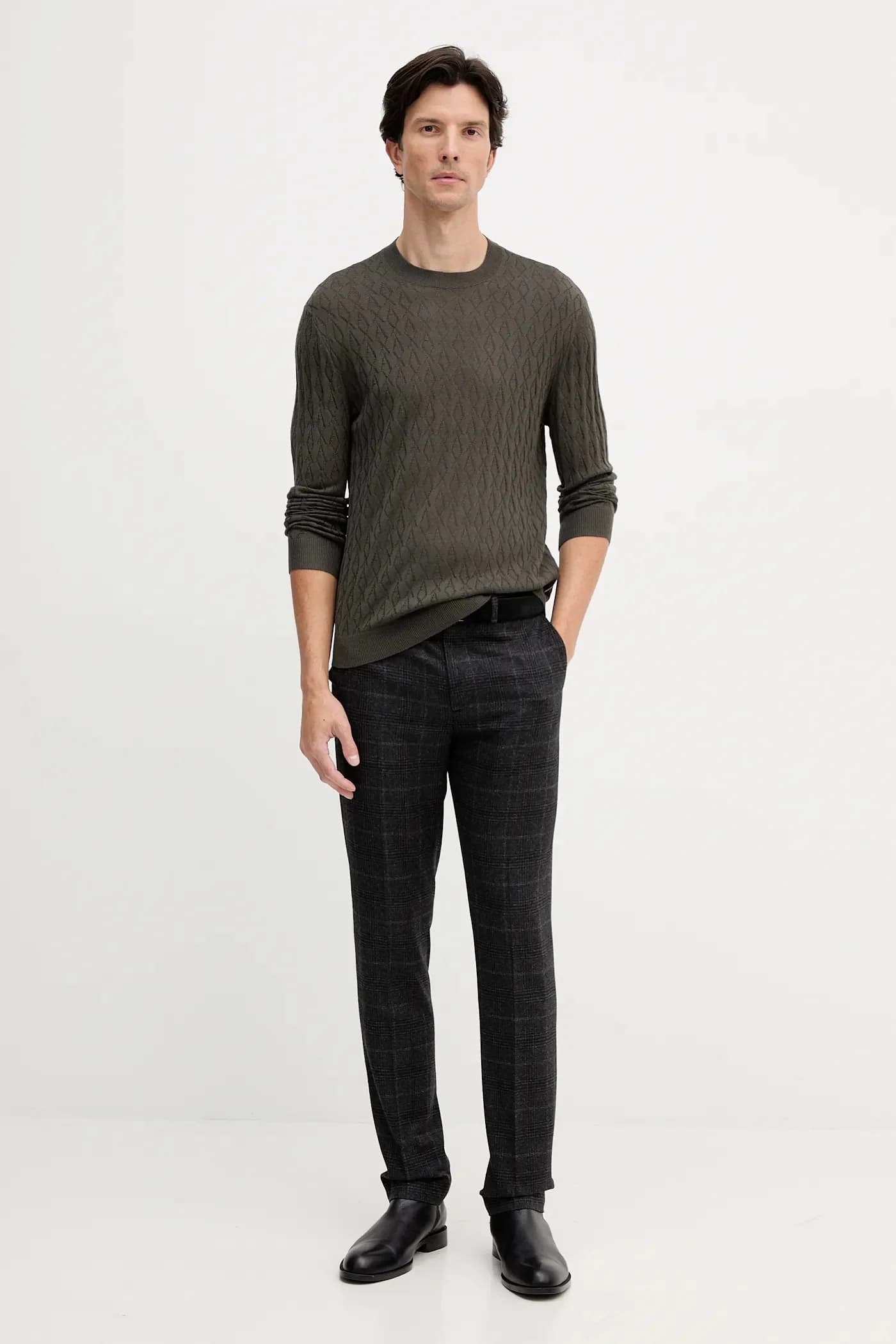 Свитер из смесовой шерсти - фото 2