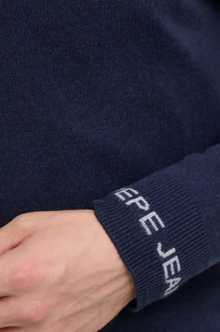 НОВЫЙ свитер ANDRE с V-образным вырезом из смесовой шерсти - фото 4