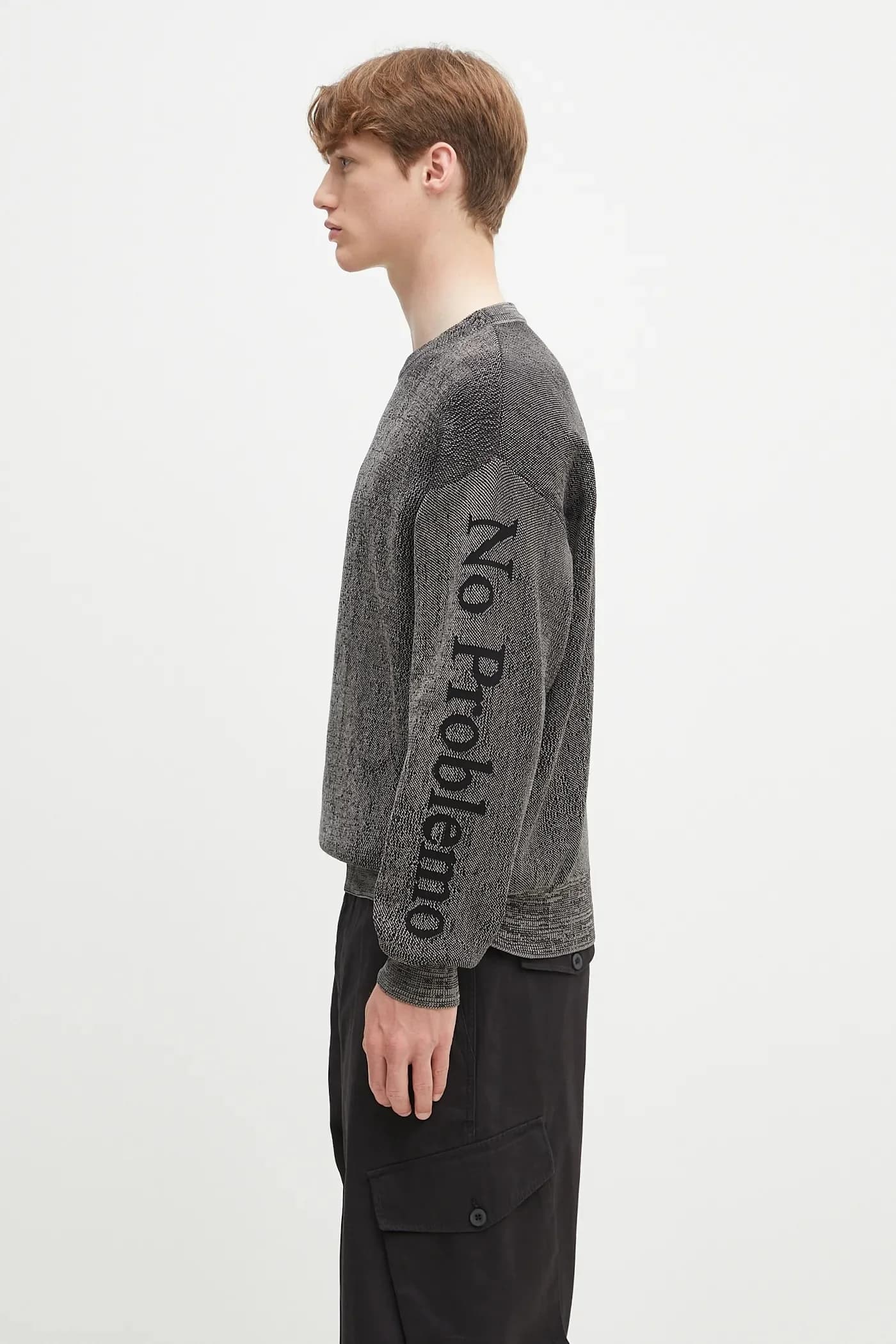 Вязаный свитер с круглым вырезом Alien-O Glitch - фото 2