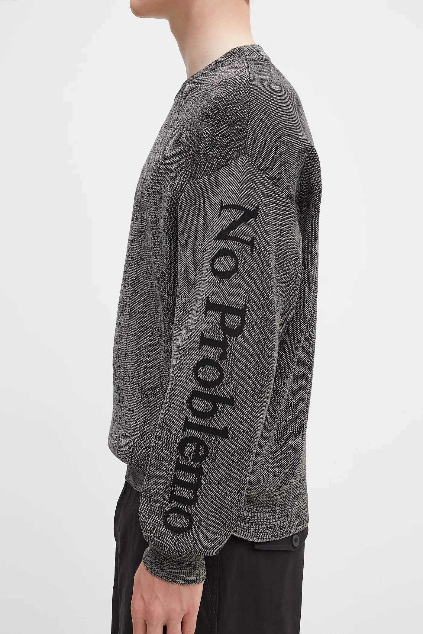 Вязаный свитер с круглым вырезом Alien-O Glitch - фото 4