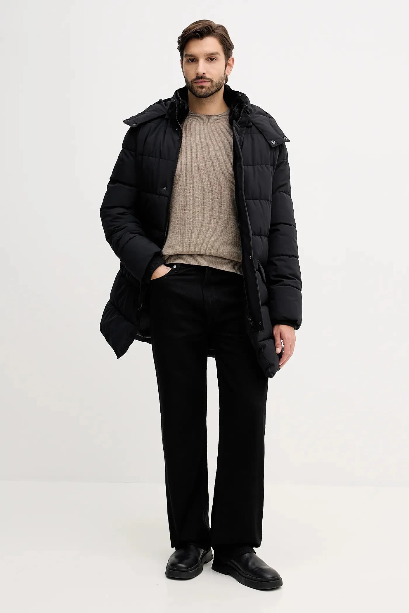 Свитер из смесовой шерсти - фото 2