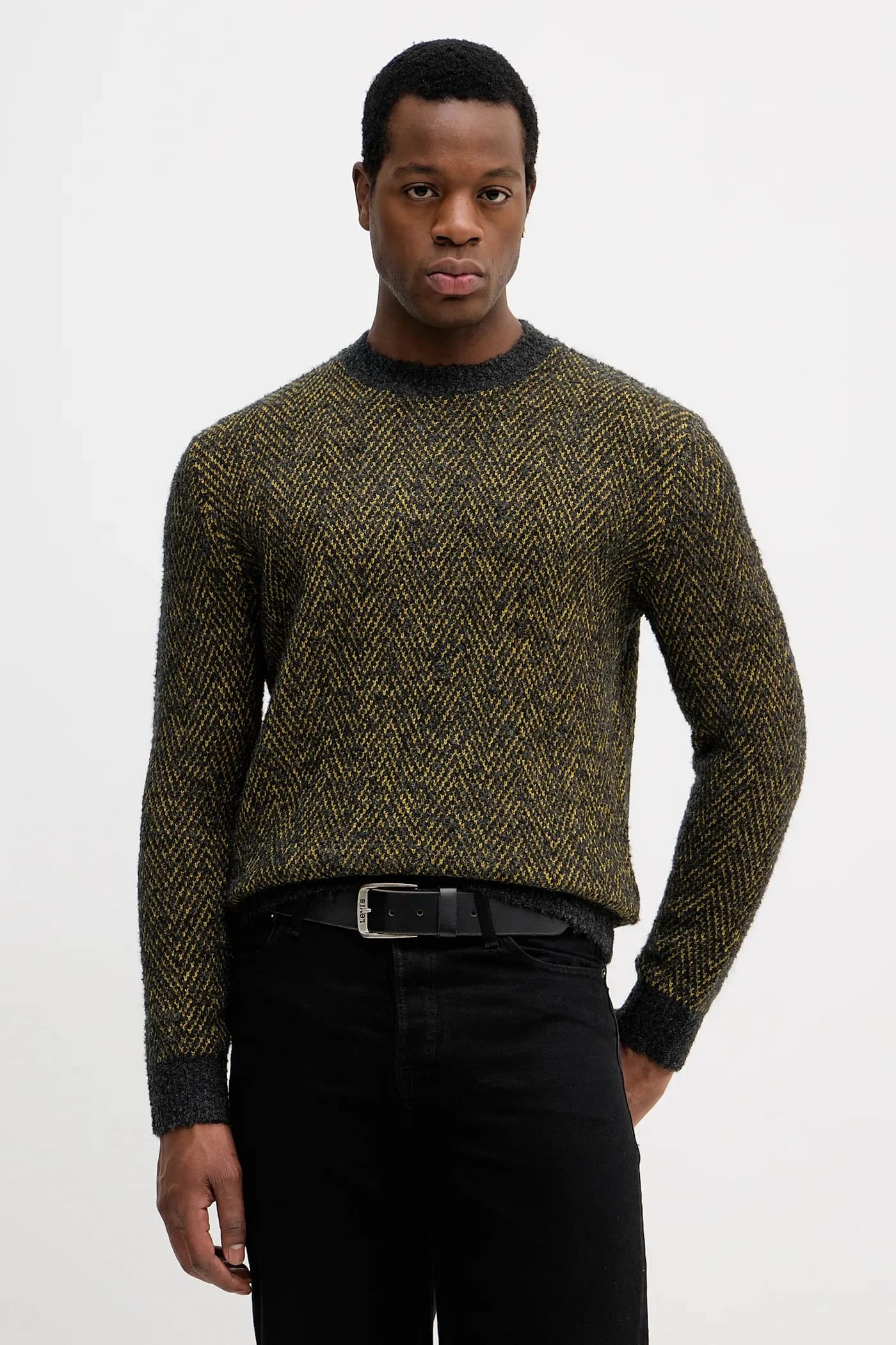 Свитер из смесовой шерсти