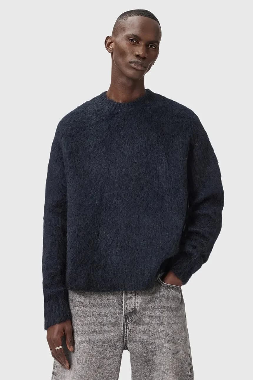 COBY свитер с отделкой из мохера - фото 4