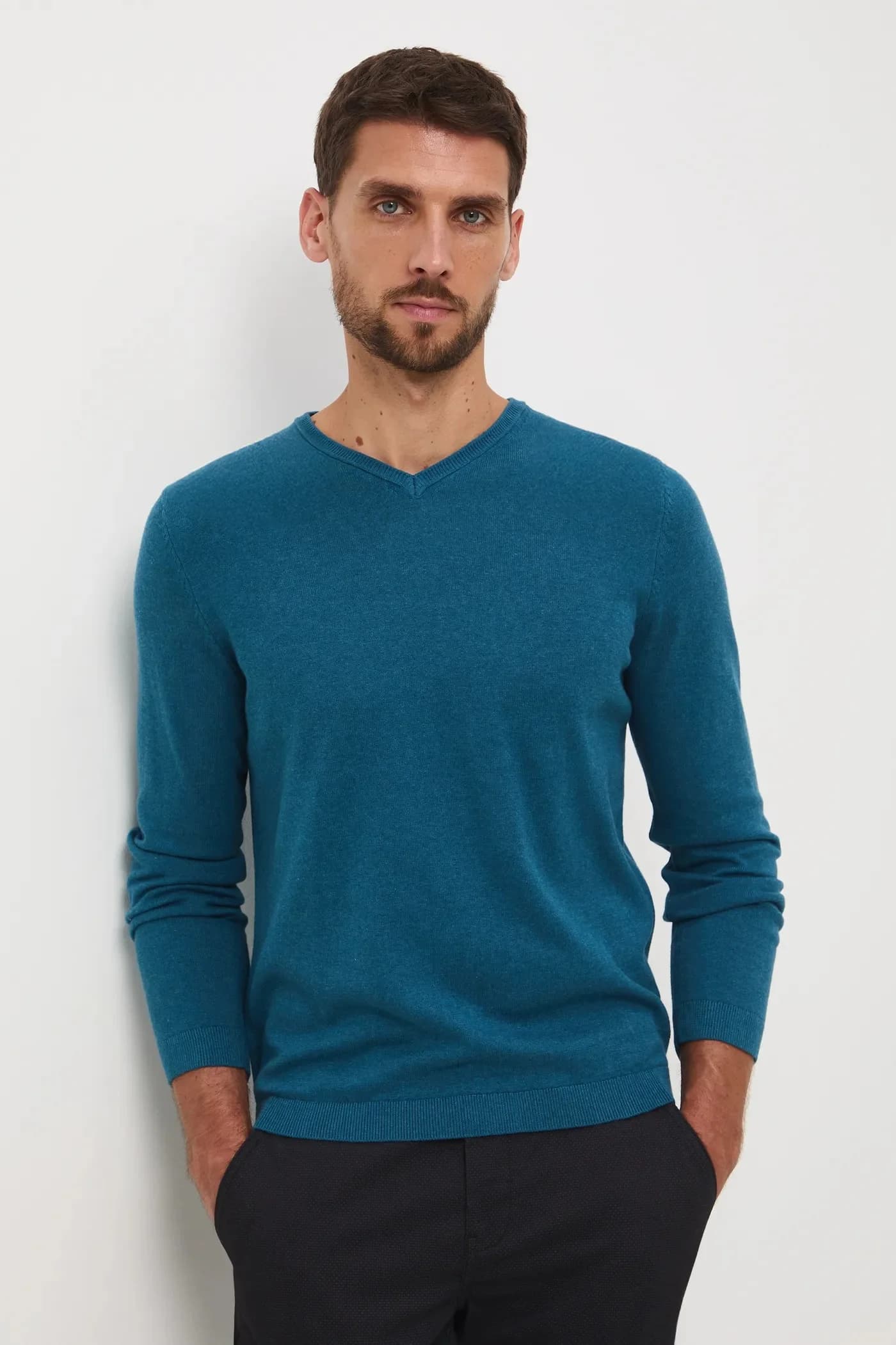 Хлопковый свитер - фото 2