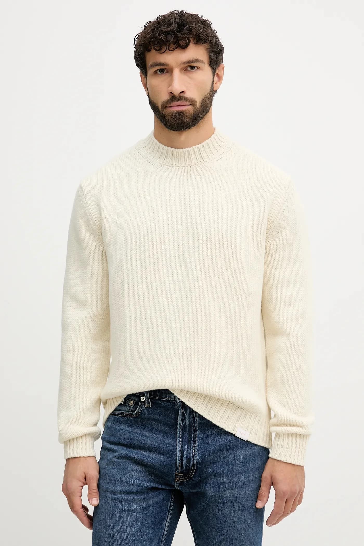 Свитер из смесовой шерсти