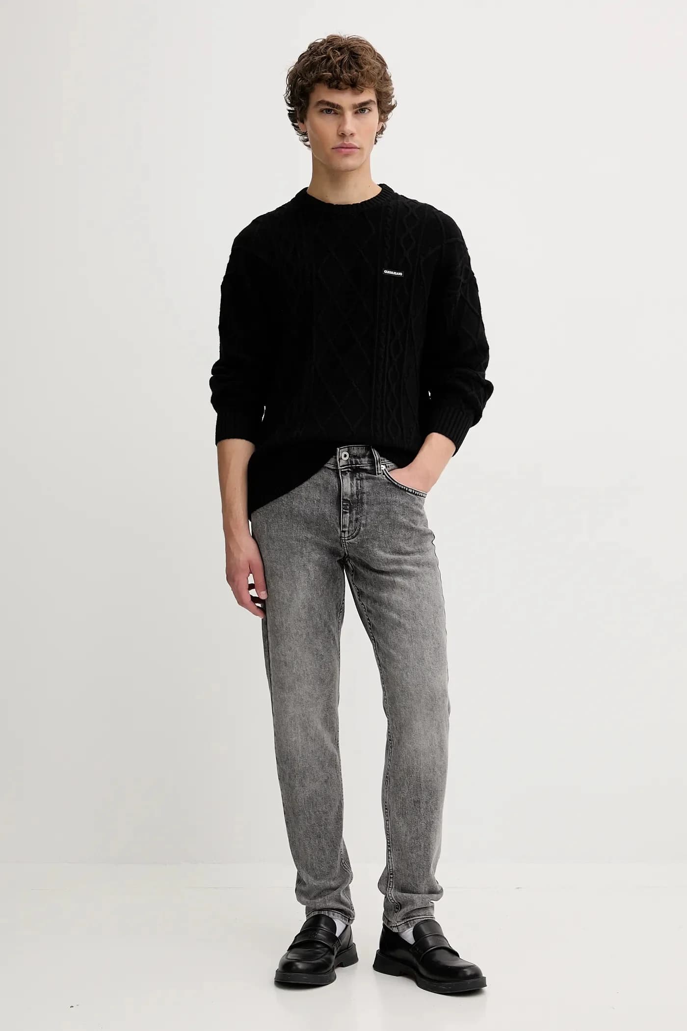 Свитер из смесовой шерсти - фото 2