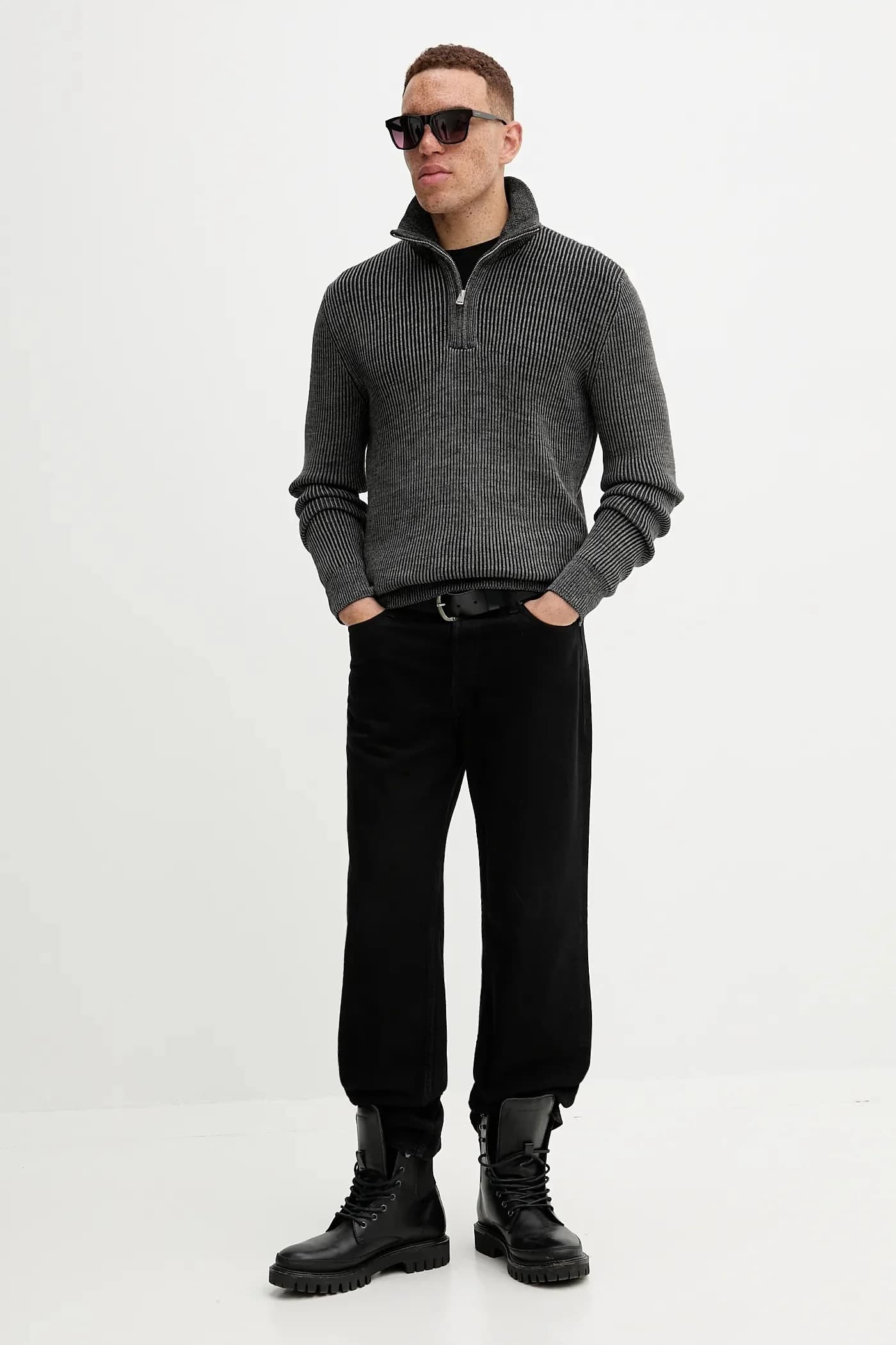 Свитер из смесовой шерсти - фото 2