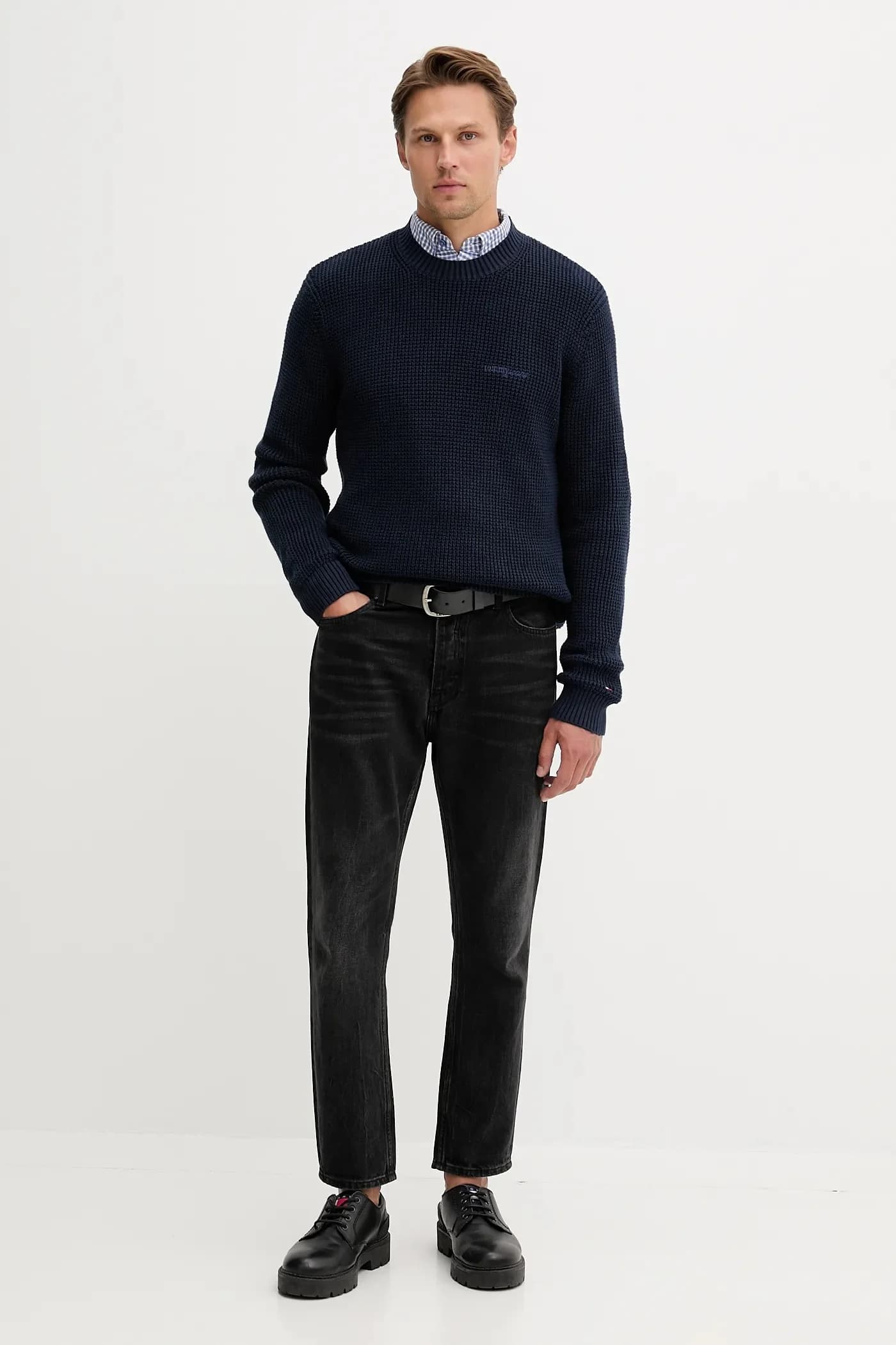 Хлопковый свитер - фото 2