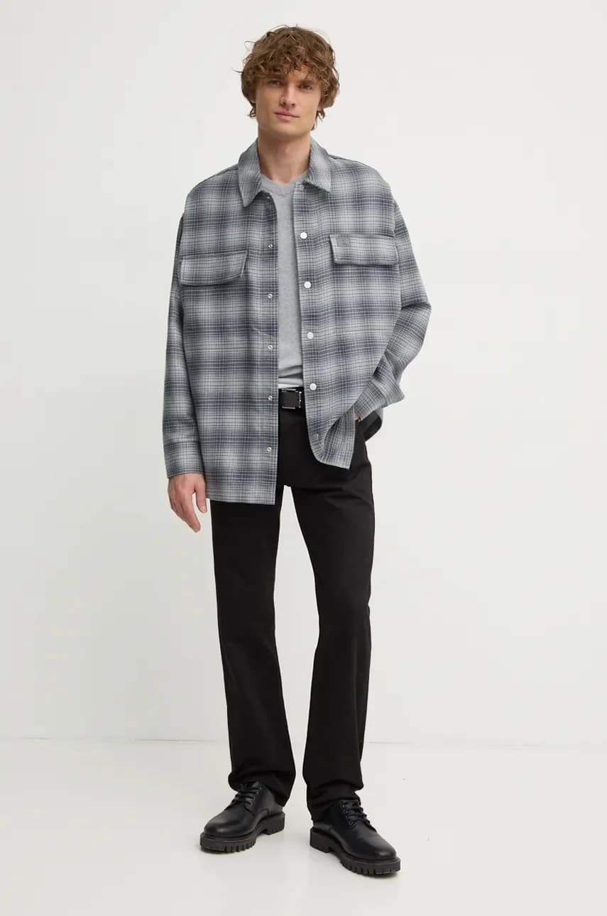 НОВЫЙ свитер ANDRE с V-образным вырезом из смесовой шерсти - фото 2