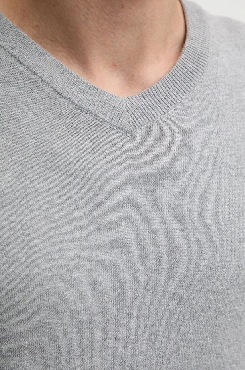 НОВЫЙ свитер ANDRE с V-образным вырезом из смесовой шерсти - фото 5