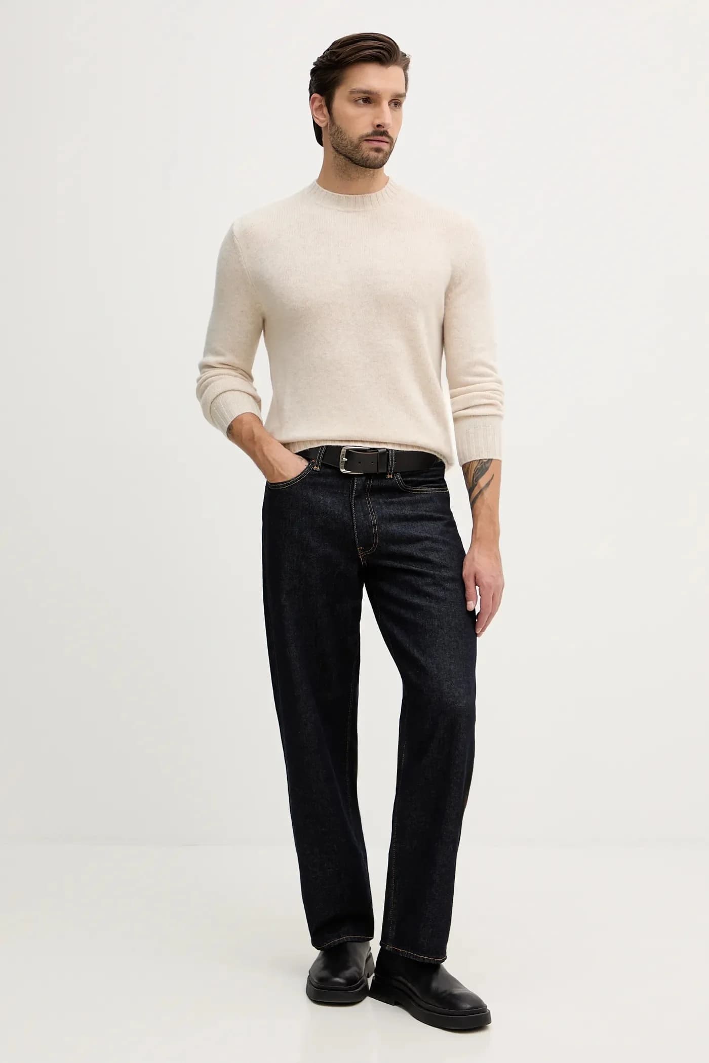 Свитер из смесовой шерсти - фото 2