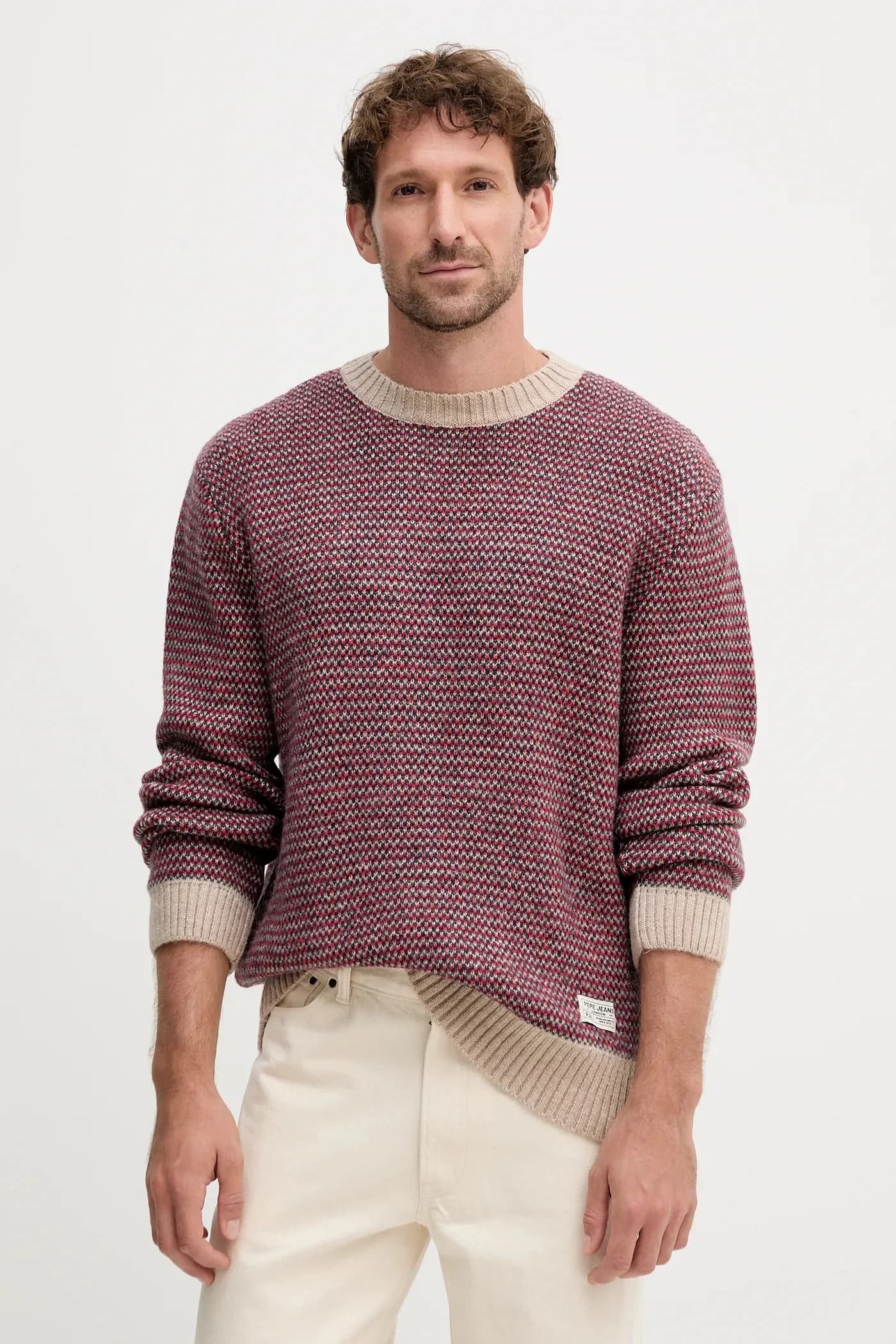 Свитер из смесовой шерсти